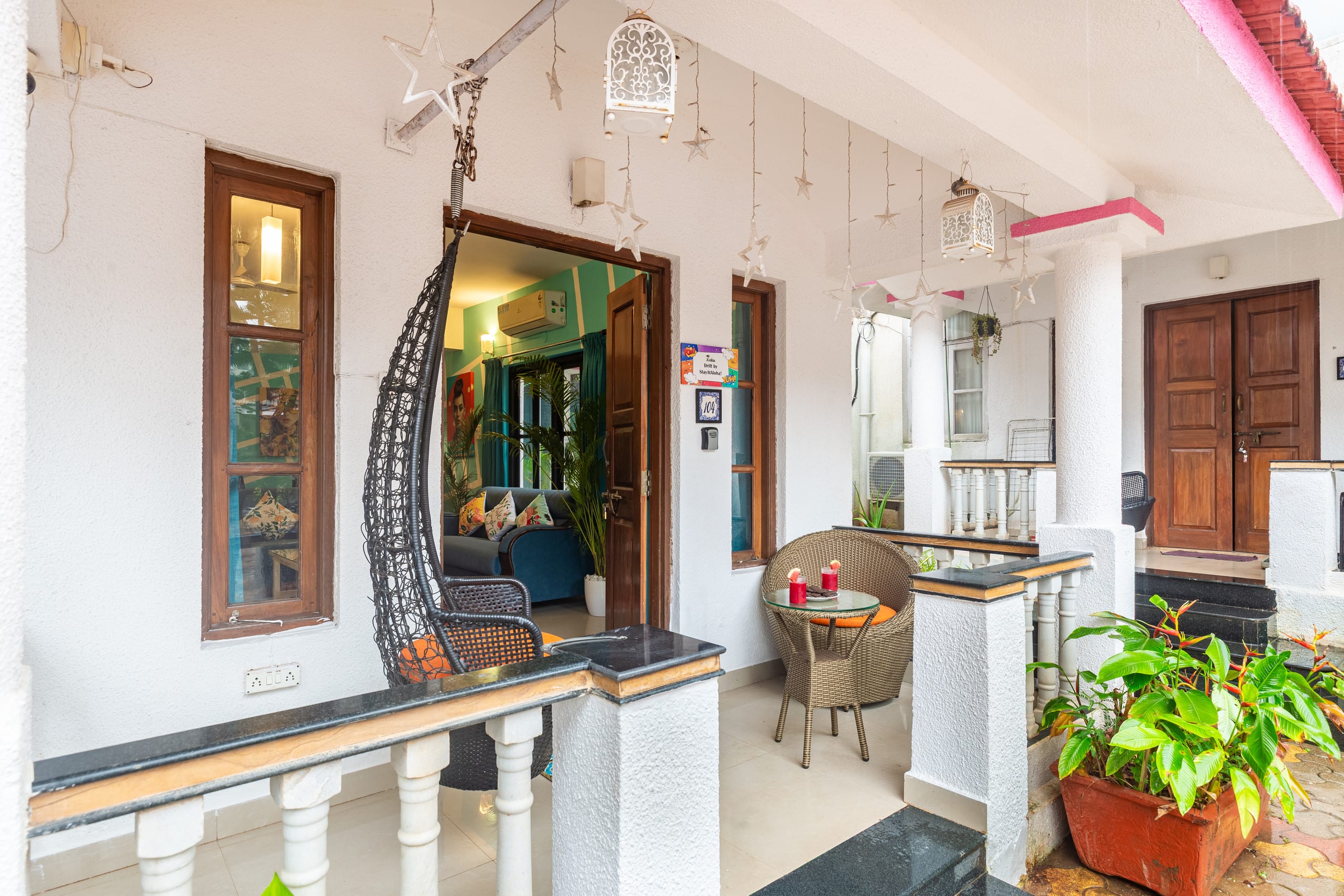 Drift by AlohaGoa: 2 BHK Villa - Anjuna Vagator 35