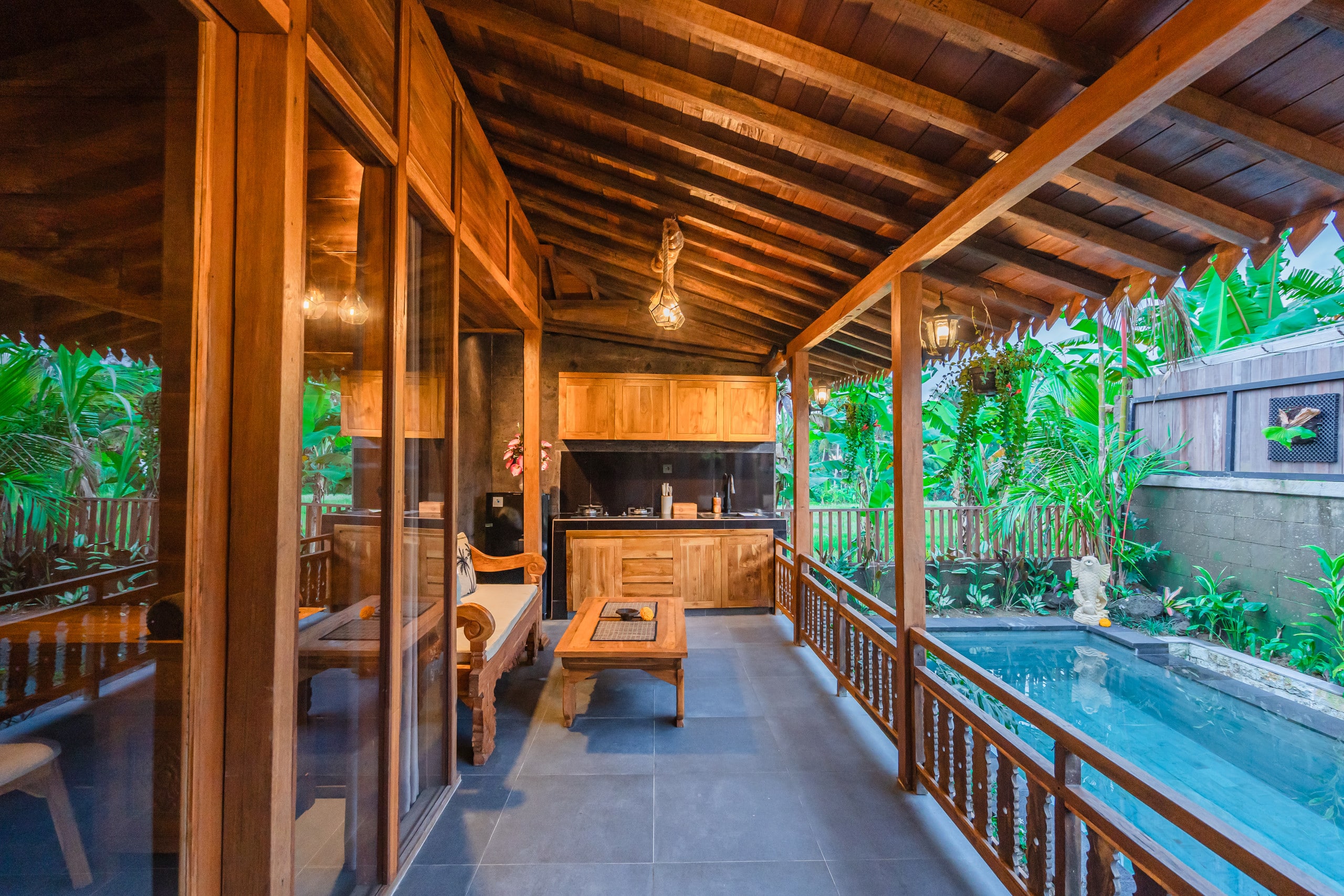 New 1 bedroom Wooden style warm in Ubud 8