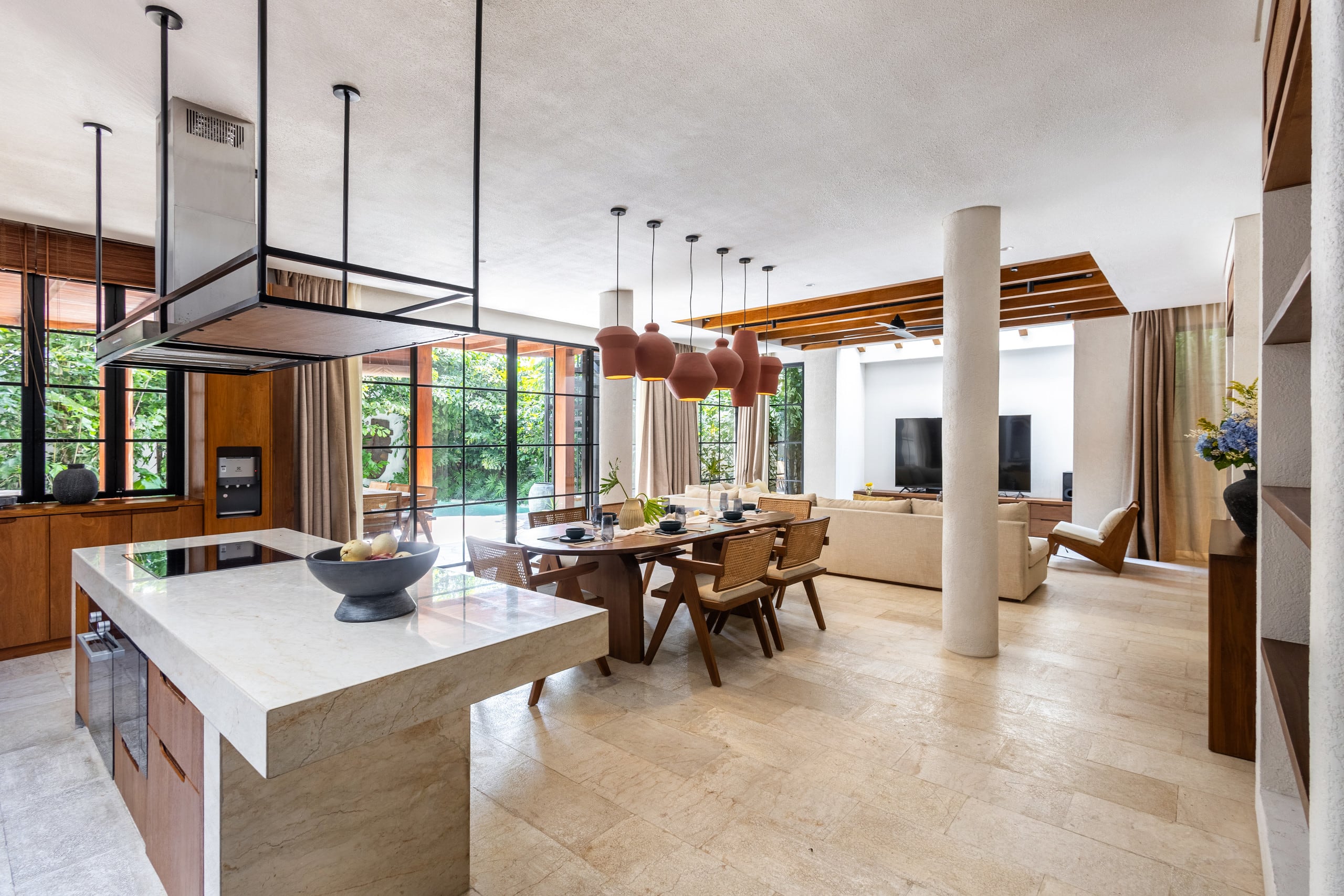 Lux 3BR Rooftop BBQ | near FINNS Atlas | Berawa 11
