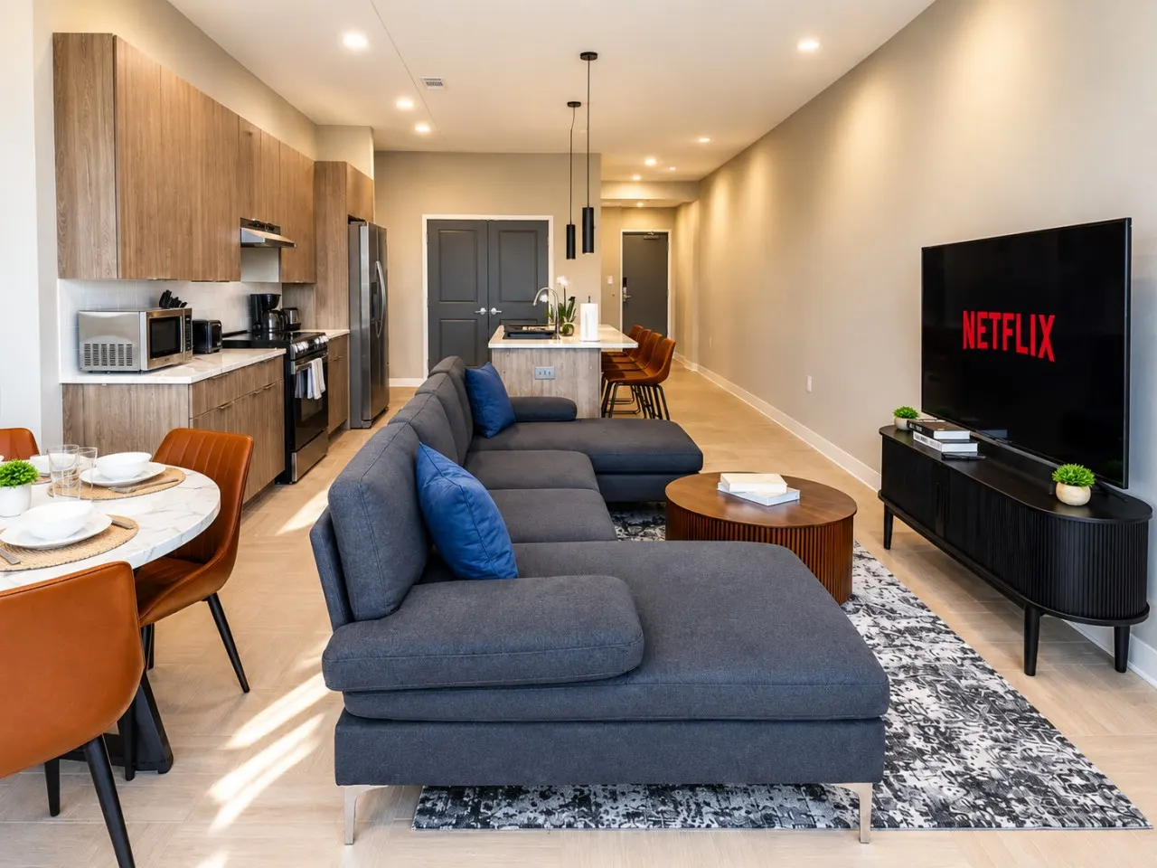 The City Glow Spacious 2BR 2 Queens 4