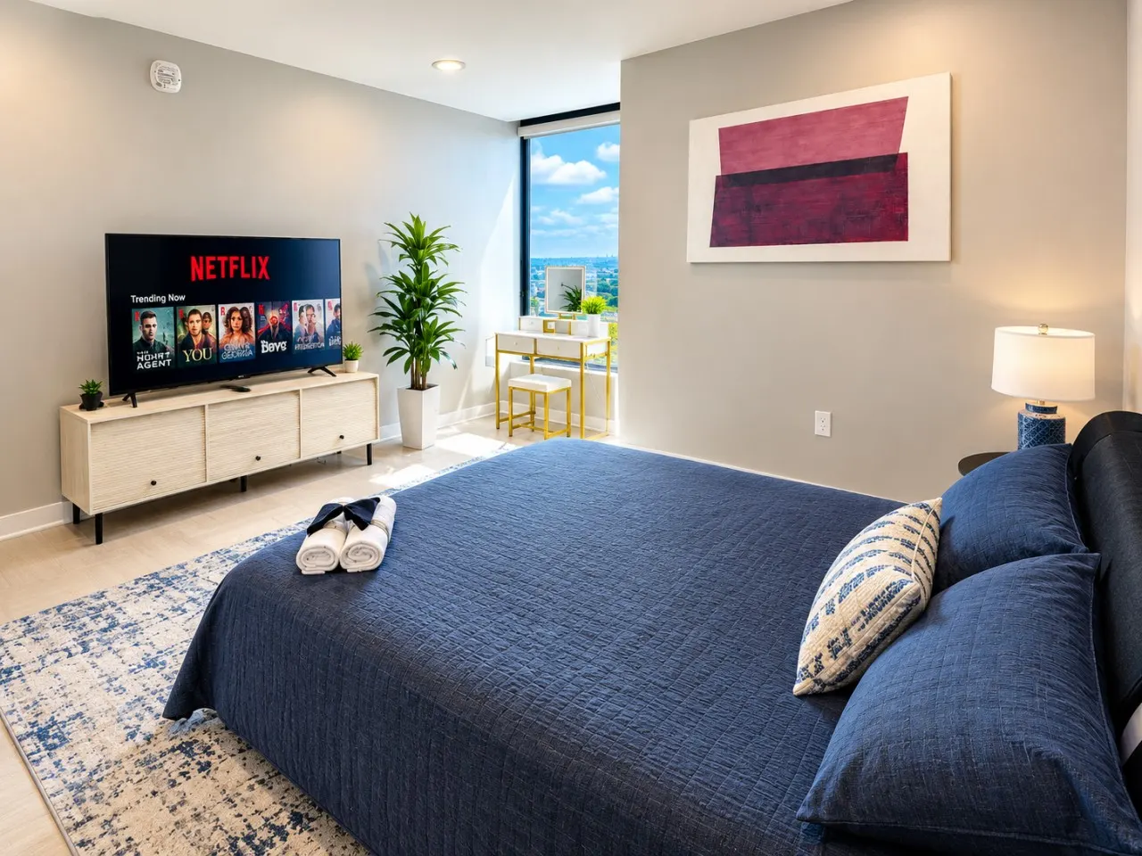 The City Glow Spacious 2BR 2 Queens 8