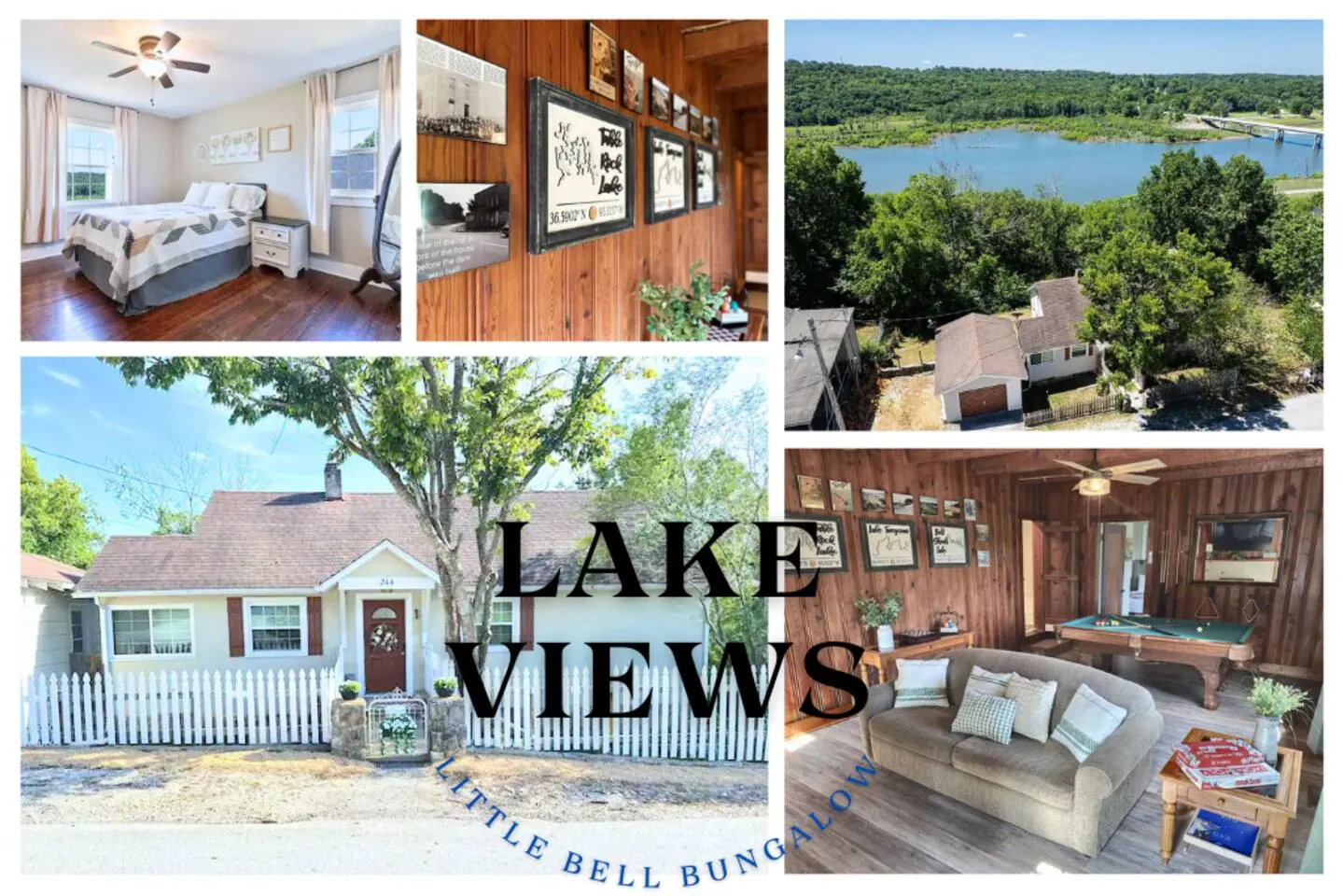 LAKE VIEWS! Historic Charm, Game room, Fish Nearby