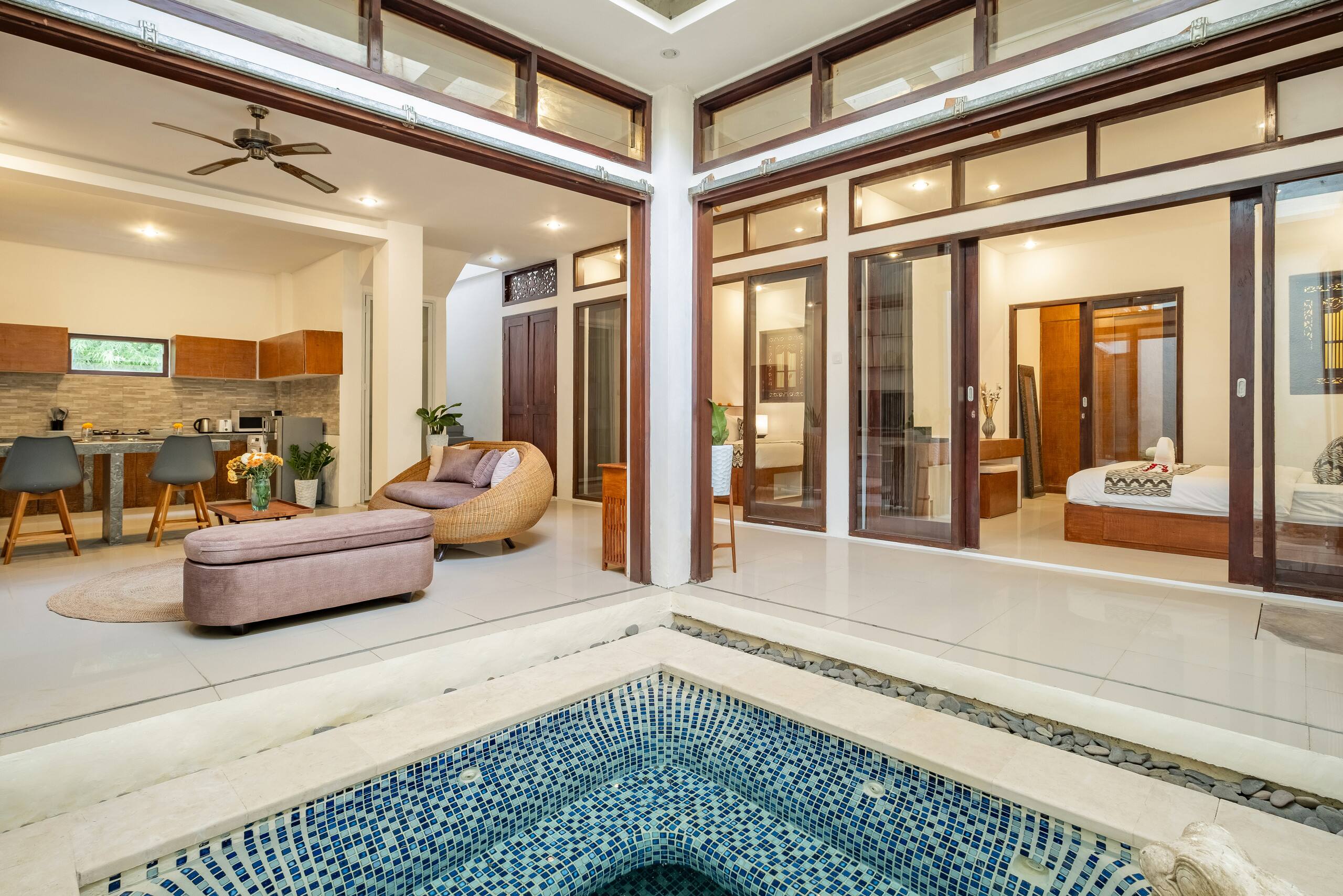 Chic 2BR Villa w/ Indoor whirlpool & Rooftop 13