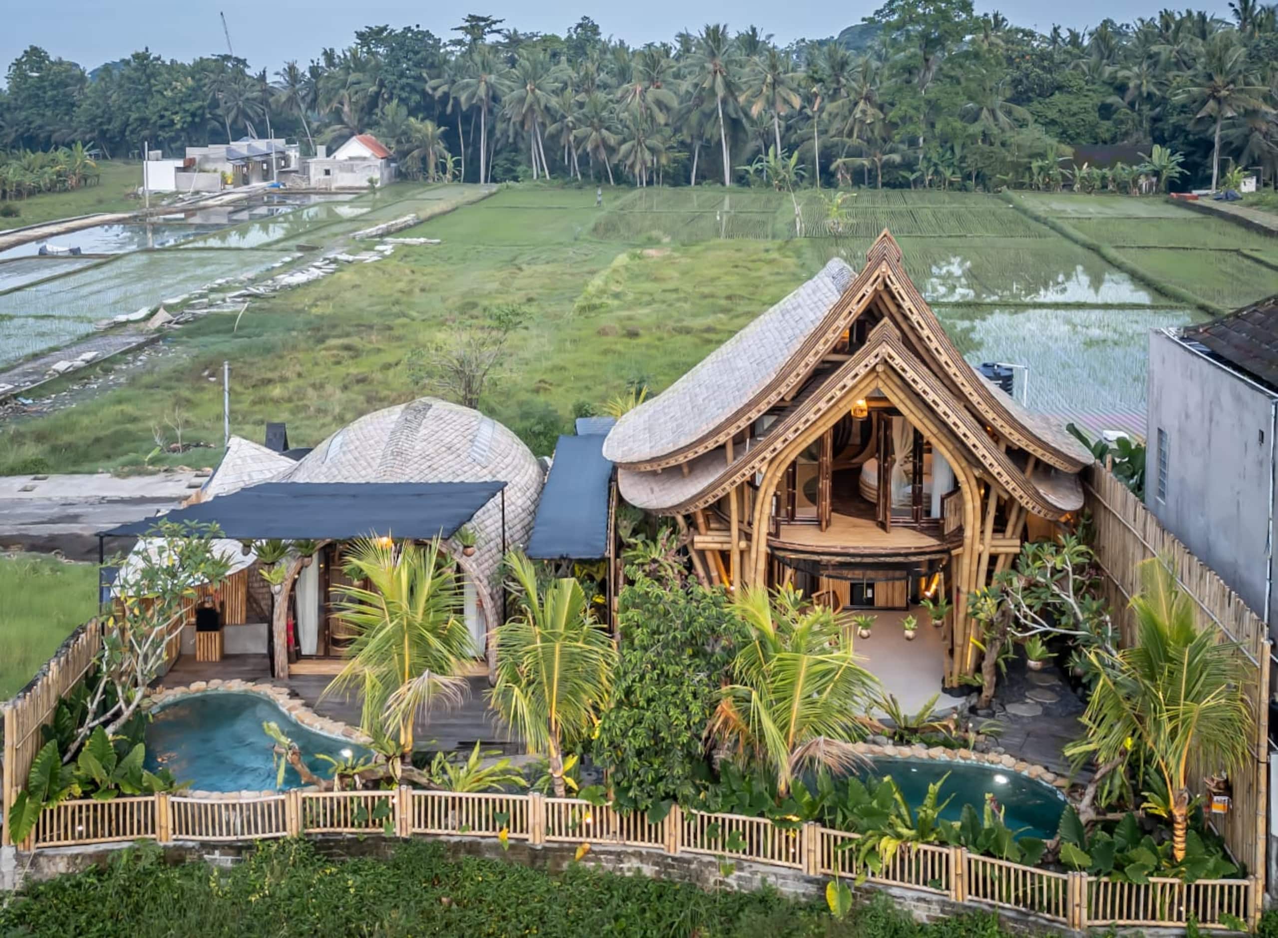 Bamboo Suite 1BR - Private Pool + Rice Field View 18