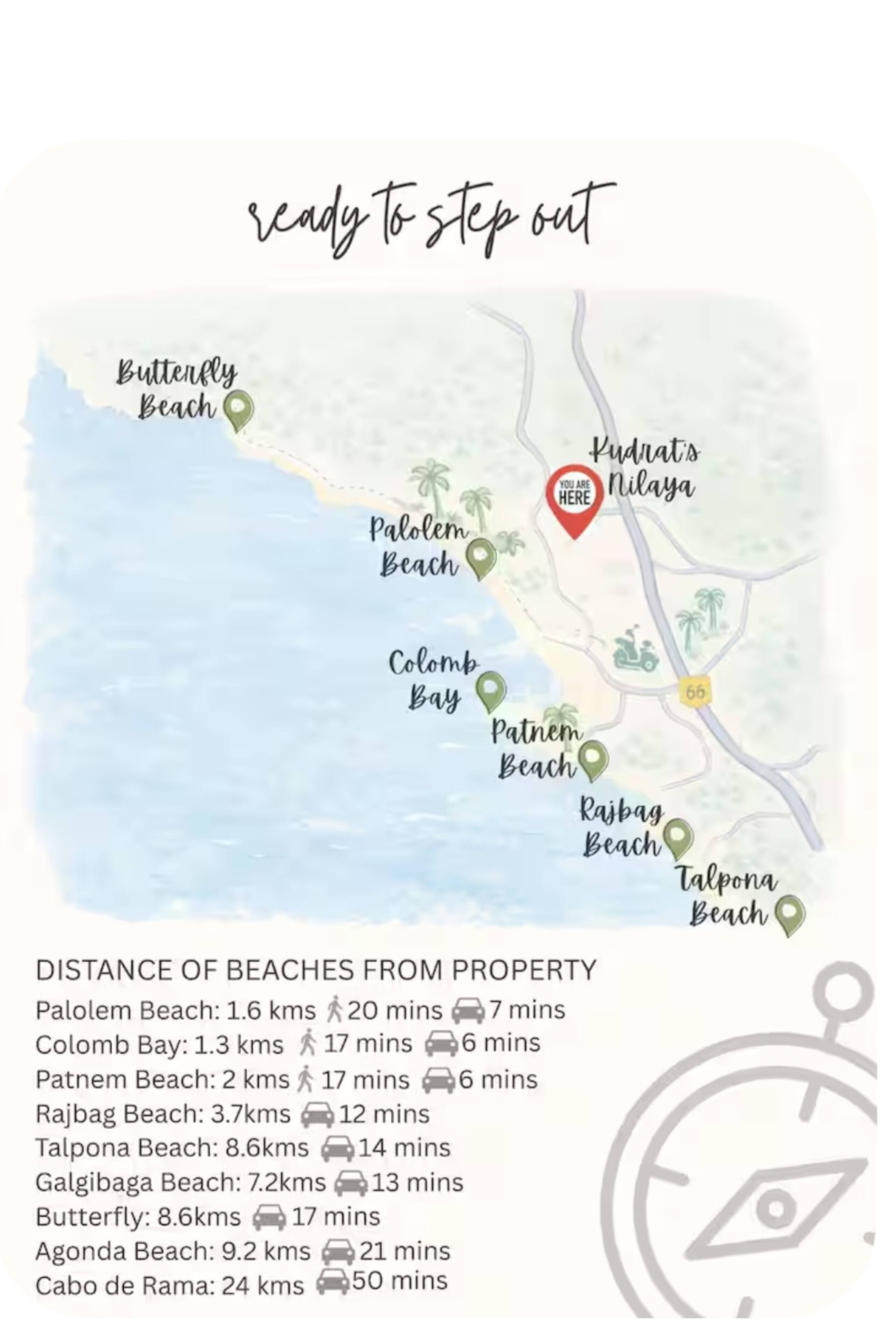 White House by the Sea - Palolem | seaview | pool 12