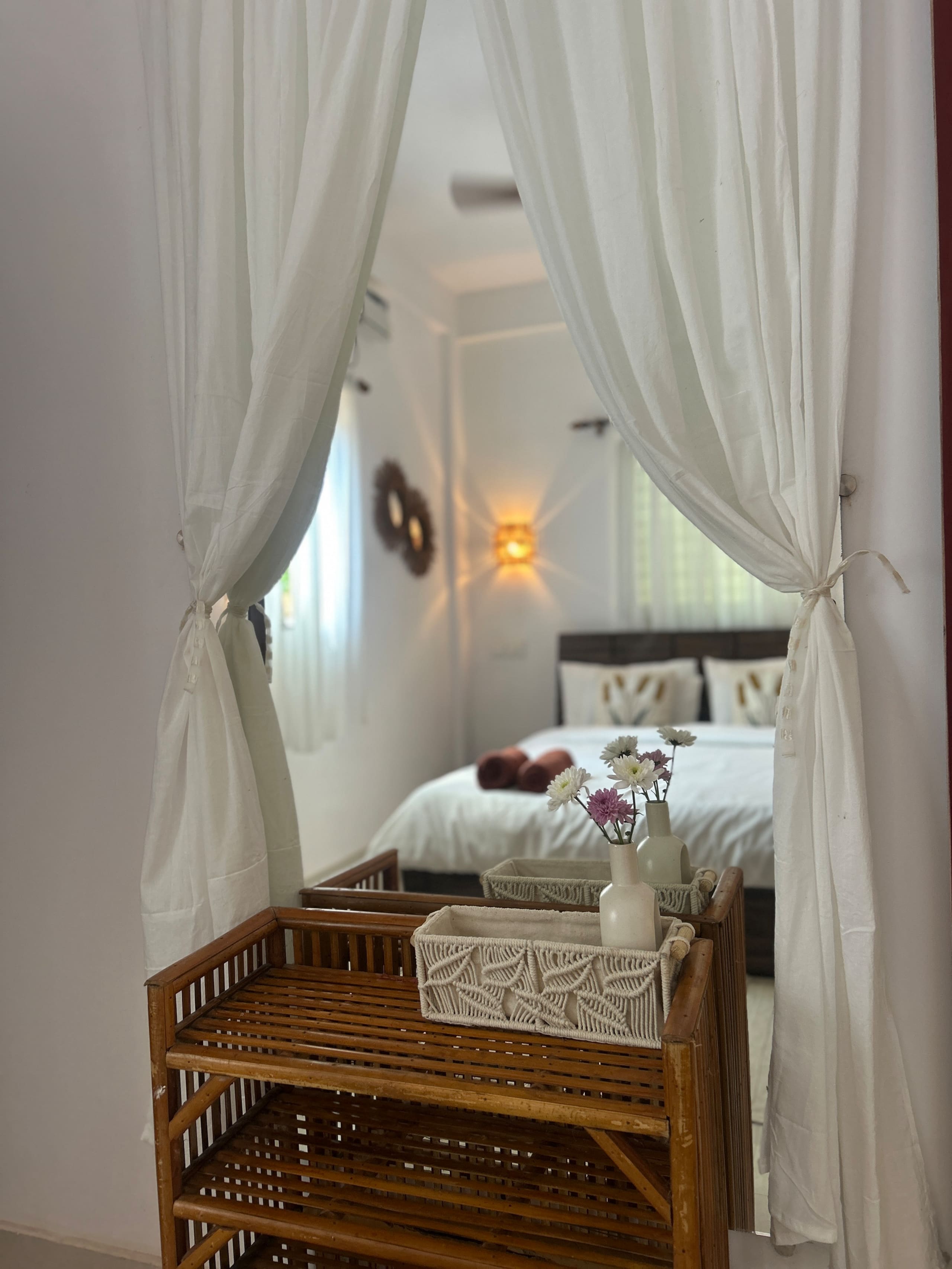 Casa Melosa/1BHK villa/3 min walk to Ashwem beach 30
