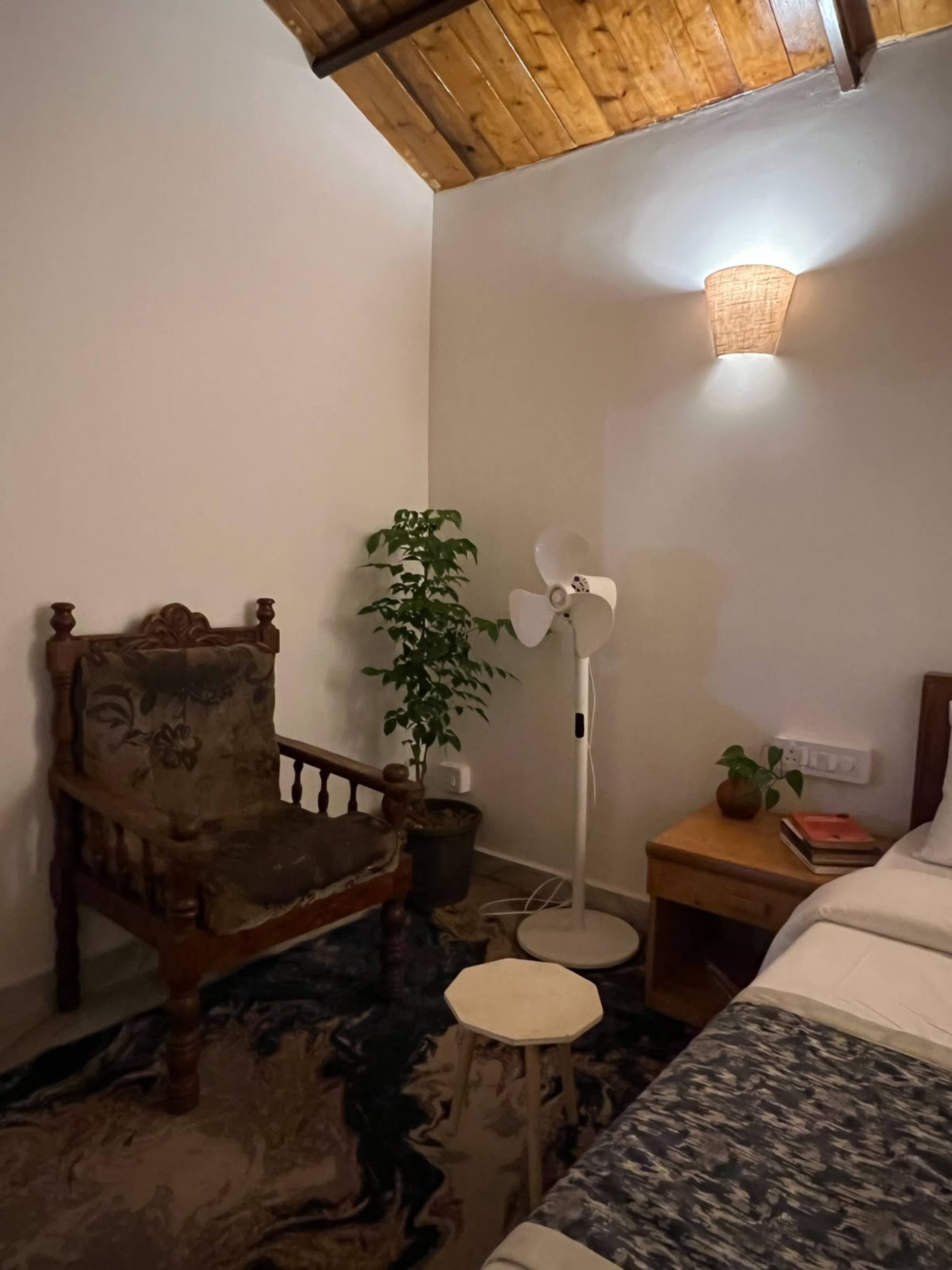 A warm and cozy chalet bedroom 15