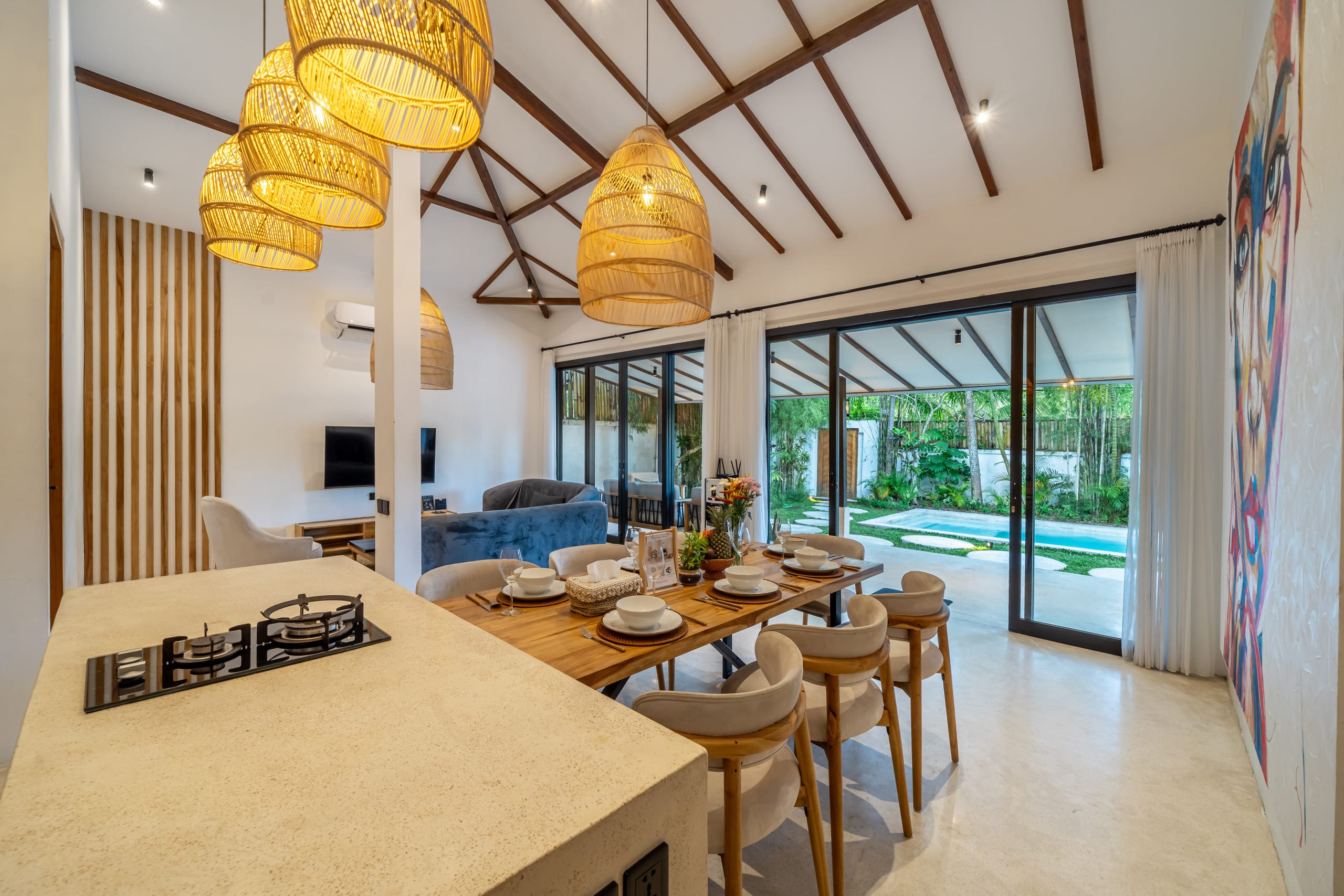 Huge Tropical 3BR in Serene Ubud w Pool & Lounge 7