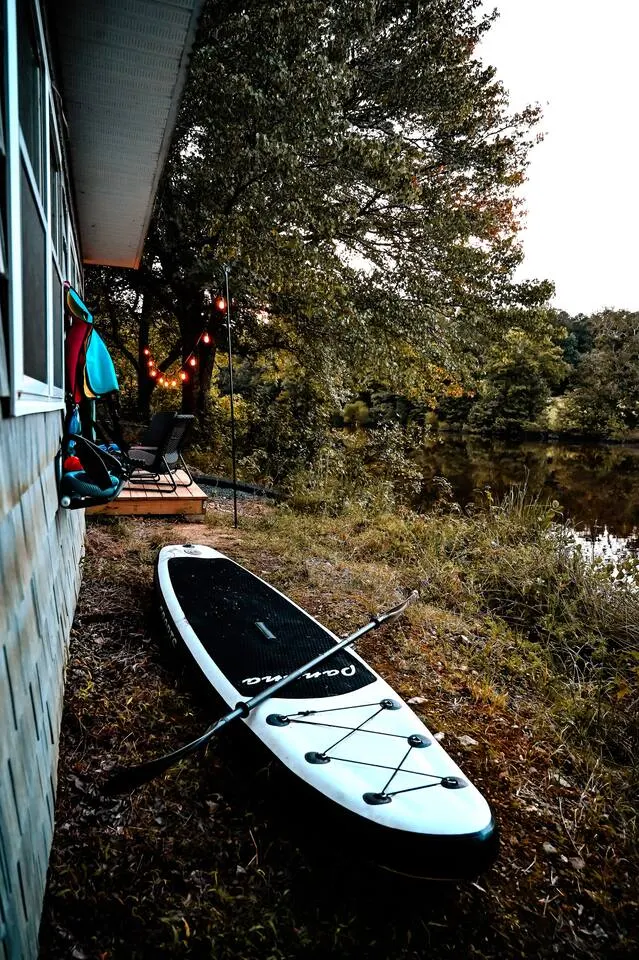 25-Acre Oxford Retreat Waterfront Cabin + Hot Tub 14