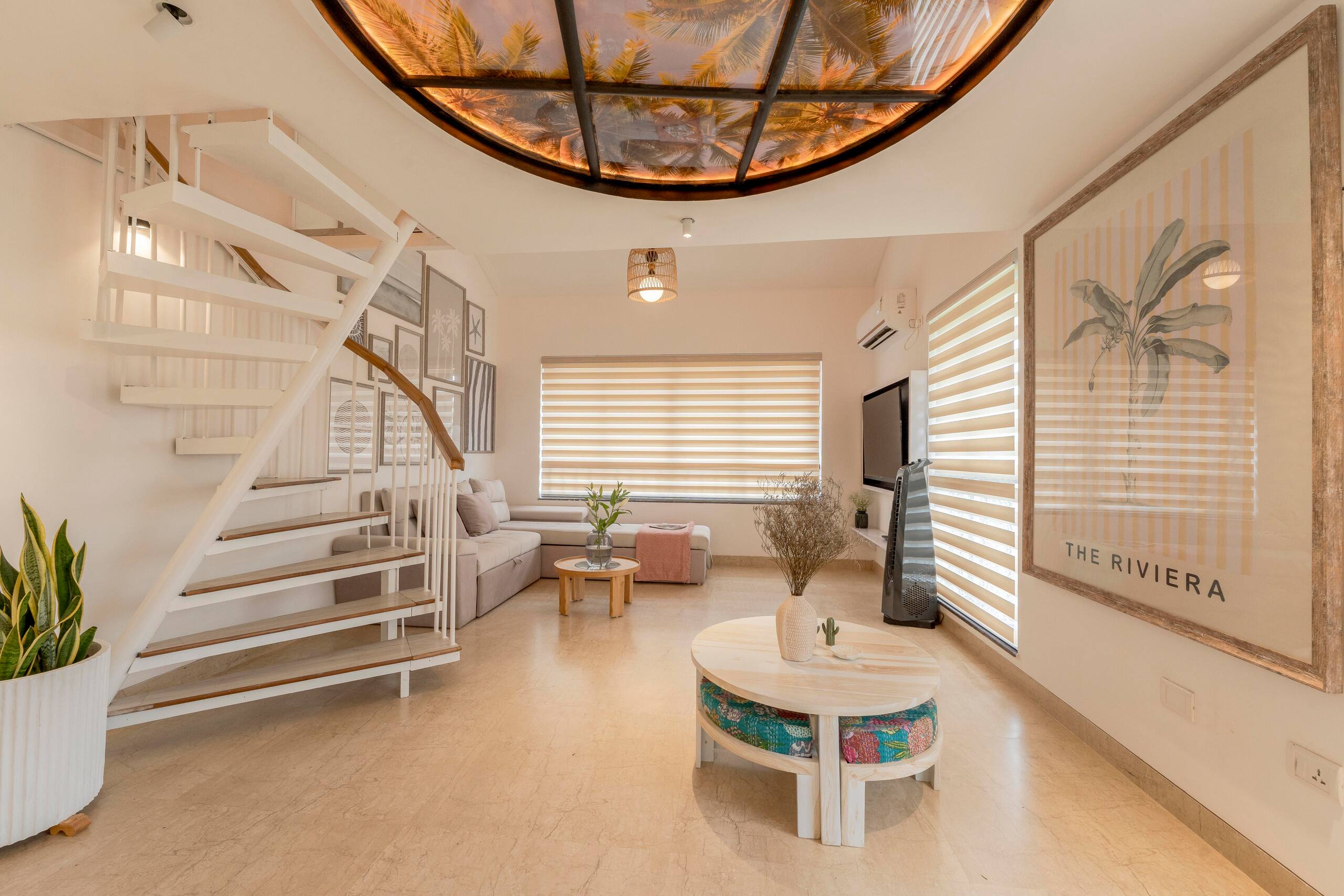 600 sq ft studio in the heart of Siolim with pool 14