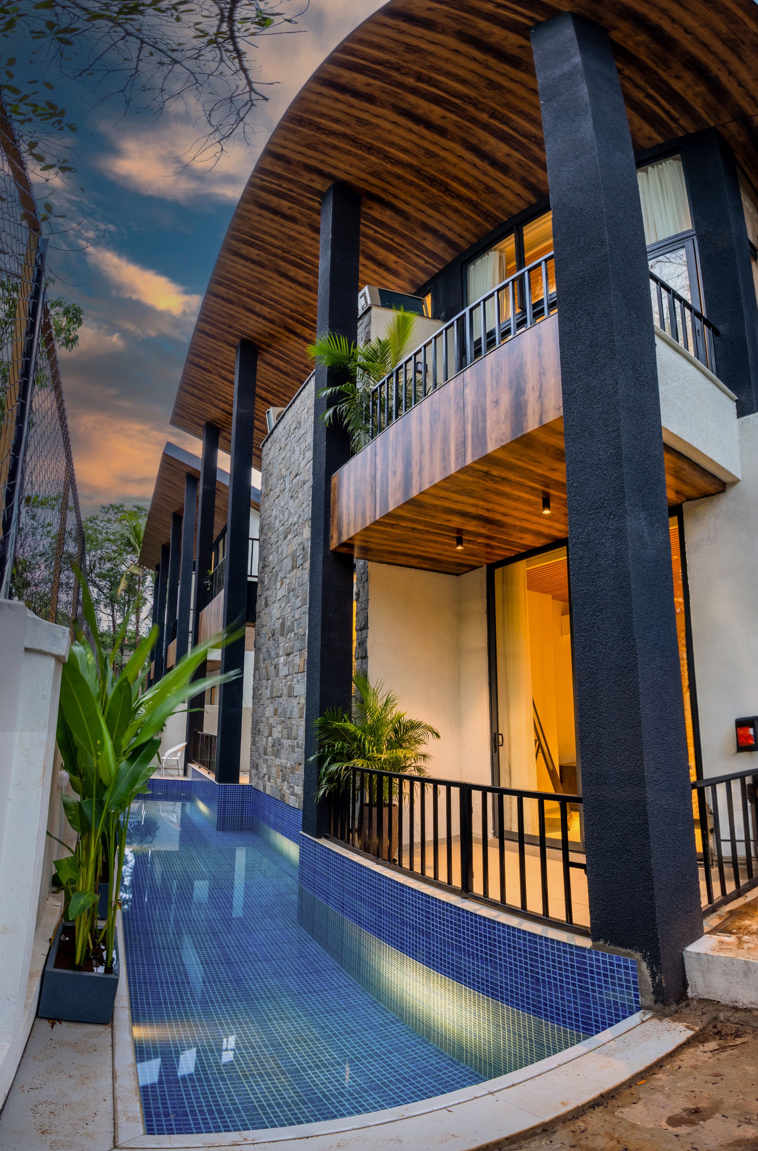 Diwa Homes Lilac 3bhk pvt pool villa near Thalassa 7