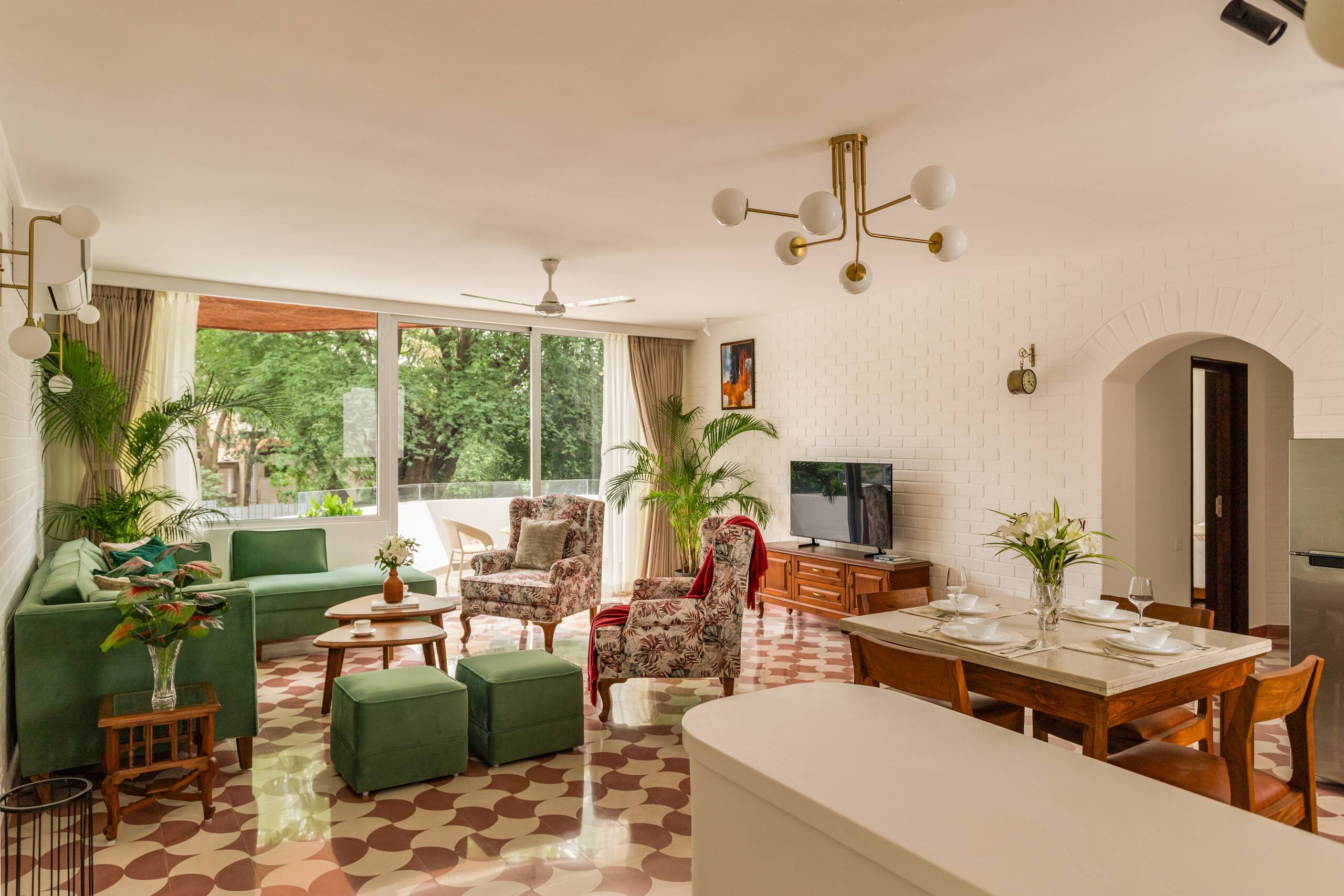 ElVolar Elegant 2BHK W/ Common pool & Balcony 9
