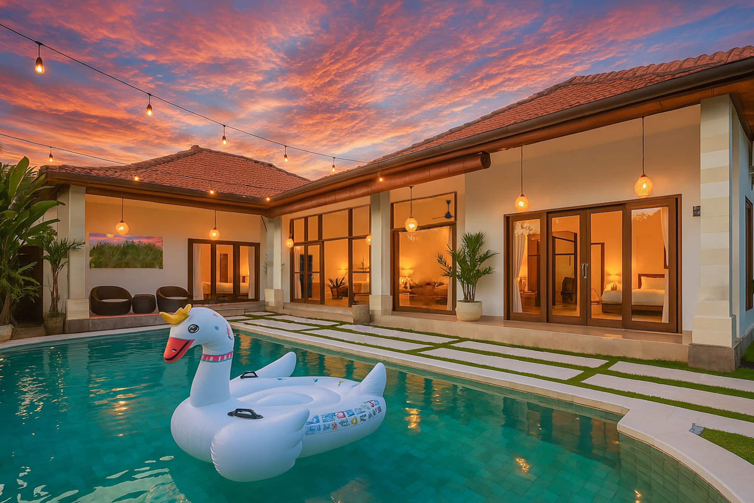 3BR Bali Canggu Modern 3BR Villa near finns beach