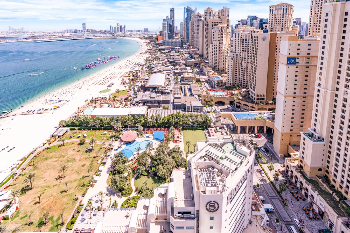 JBR Home w/ incredible View & Private Beach 18