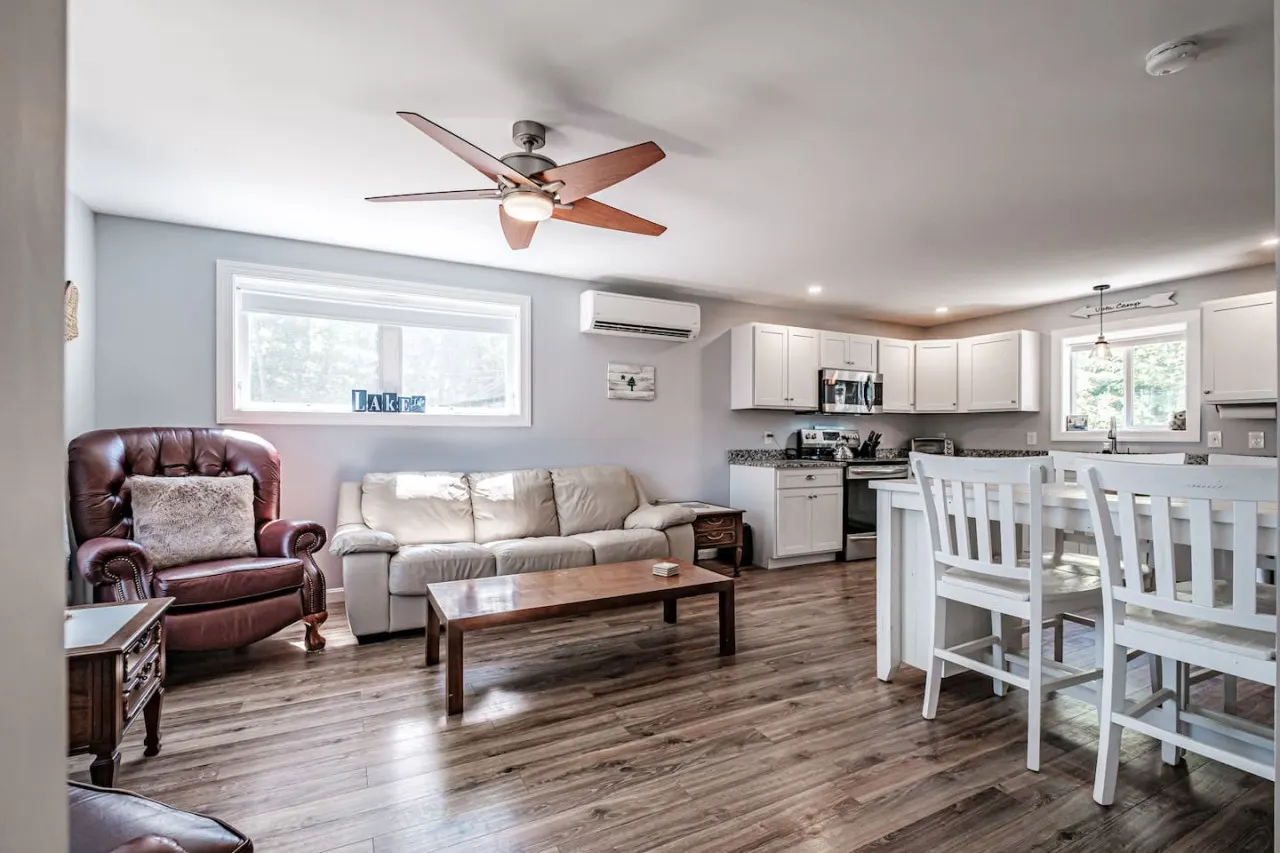 Sebago Splendor- Modern Home w. Sebago Lake views + water amenities 9
