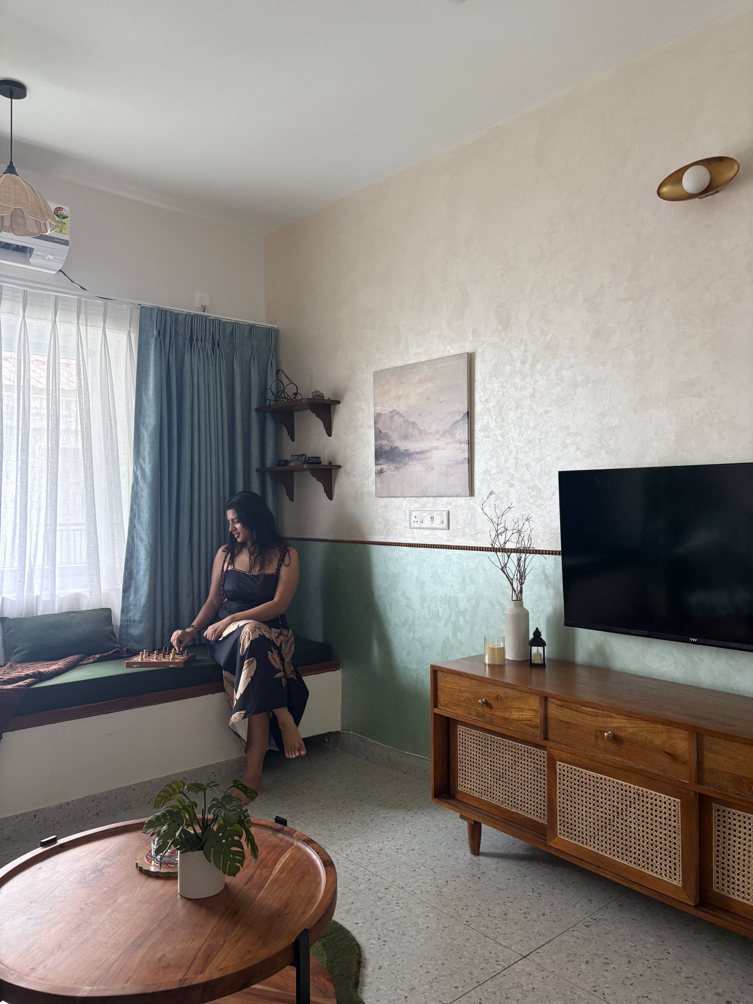 Scenic 1 bhk with bathtub in Siolim |Mimoso stays 18