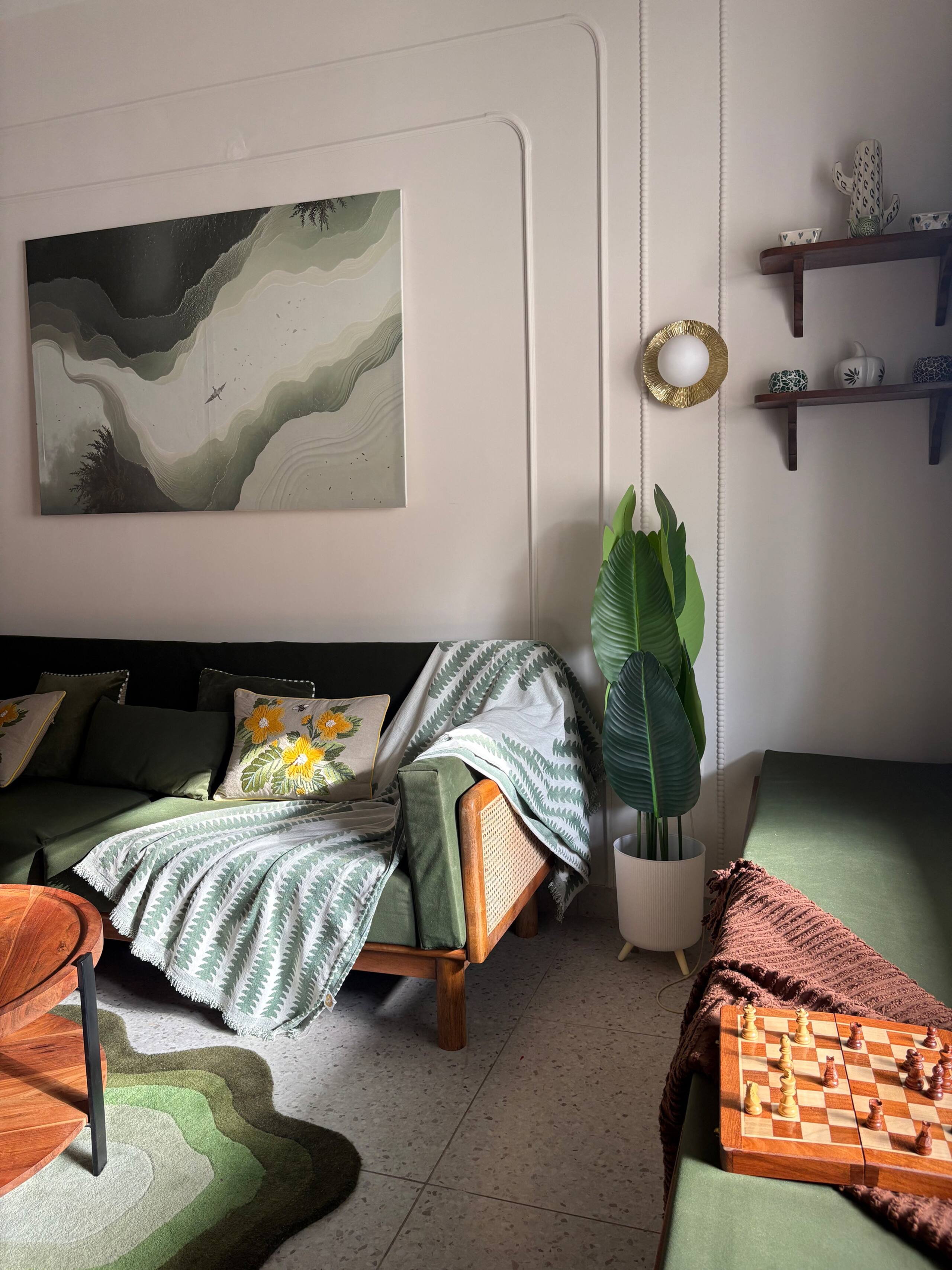 Scenic 1 bhk with bathtub in Siolim |Mimoso stays 15