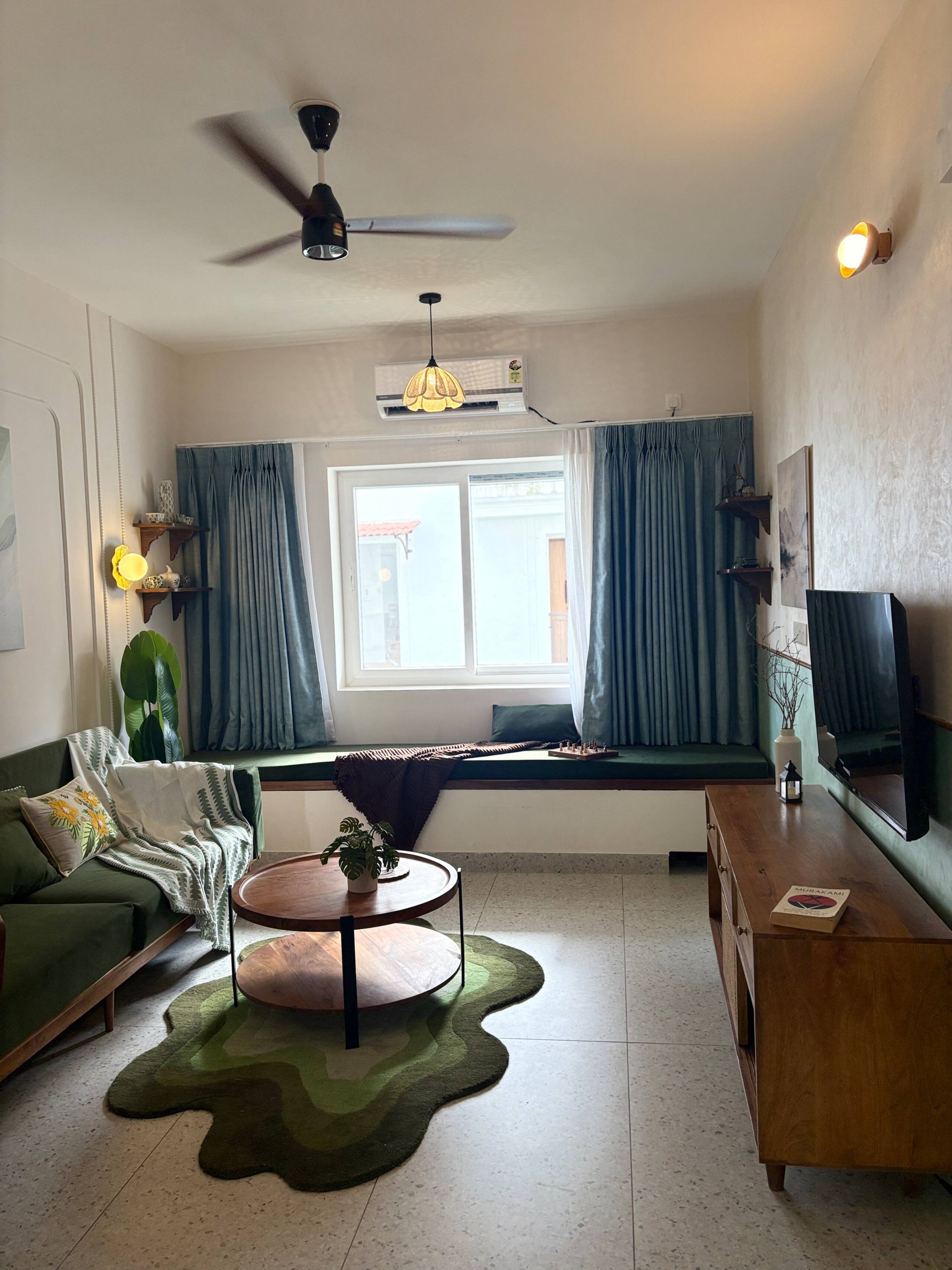 Scenic 1 bhk with bathtub in Siolim |Mimoso stays 17