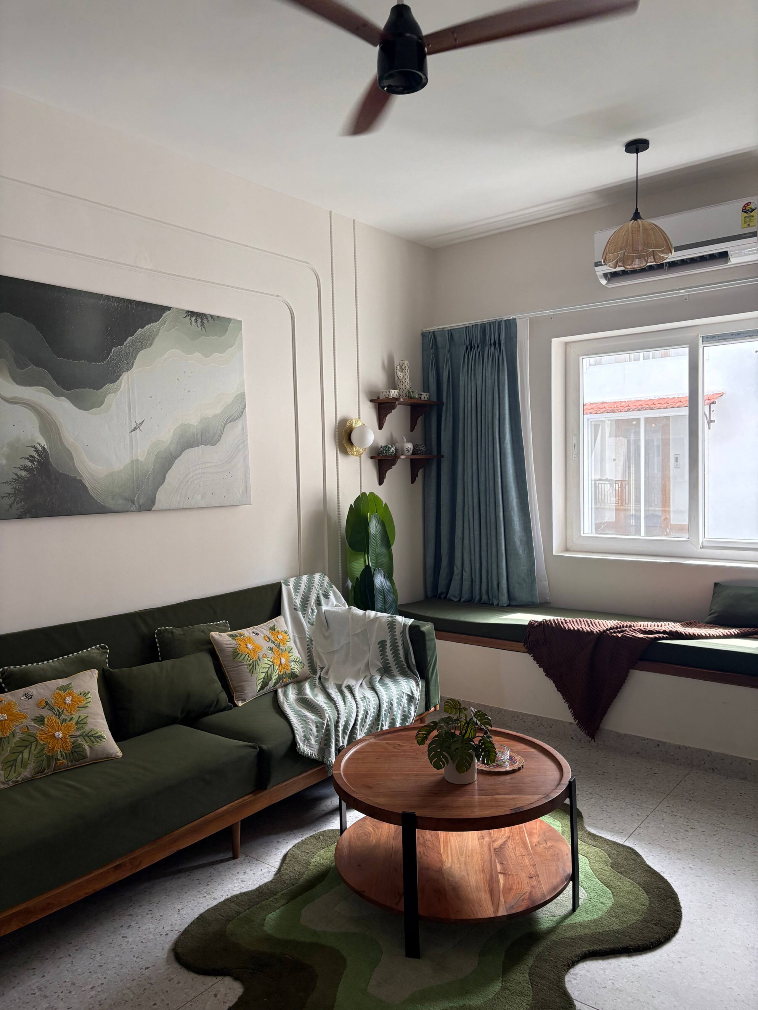 Scenic 1 bhk with bathtub in Siolim |Mimoso stays 13