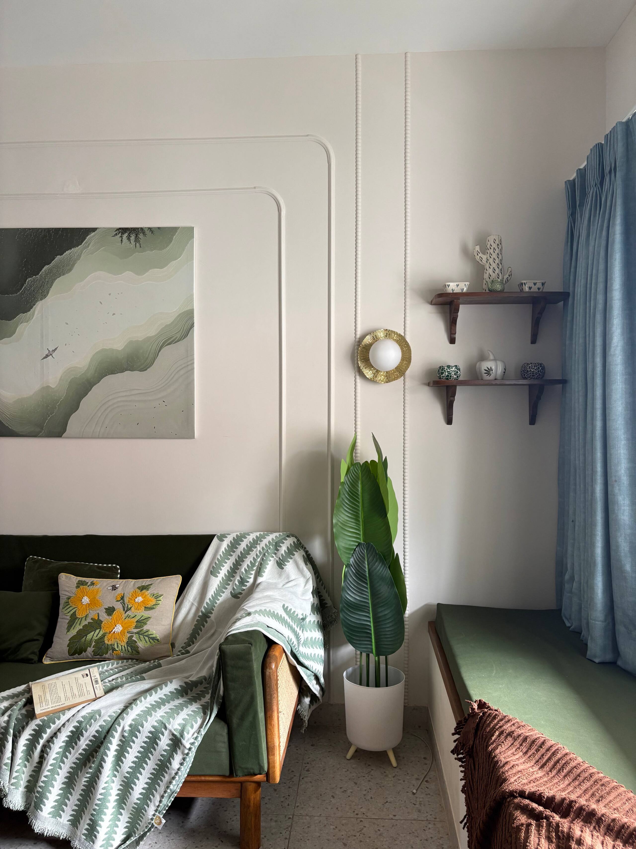 Scenic 1 bhk with bathtub in Siolim |Mimoso stays 12