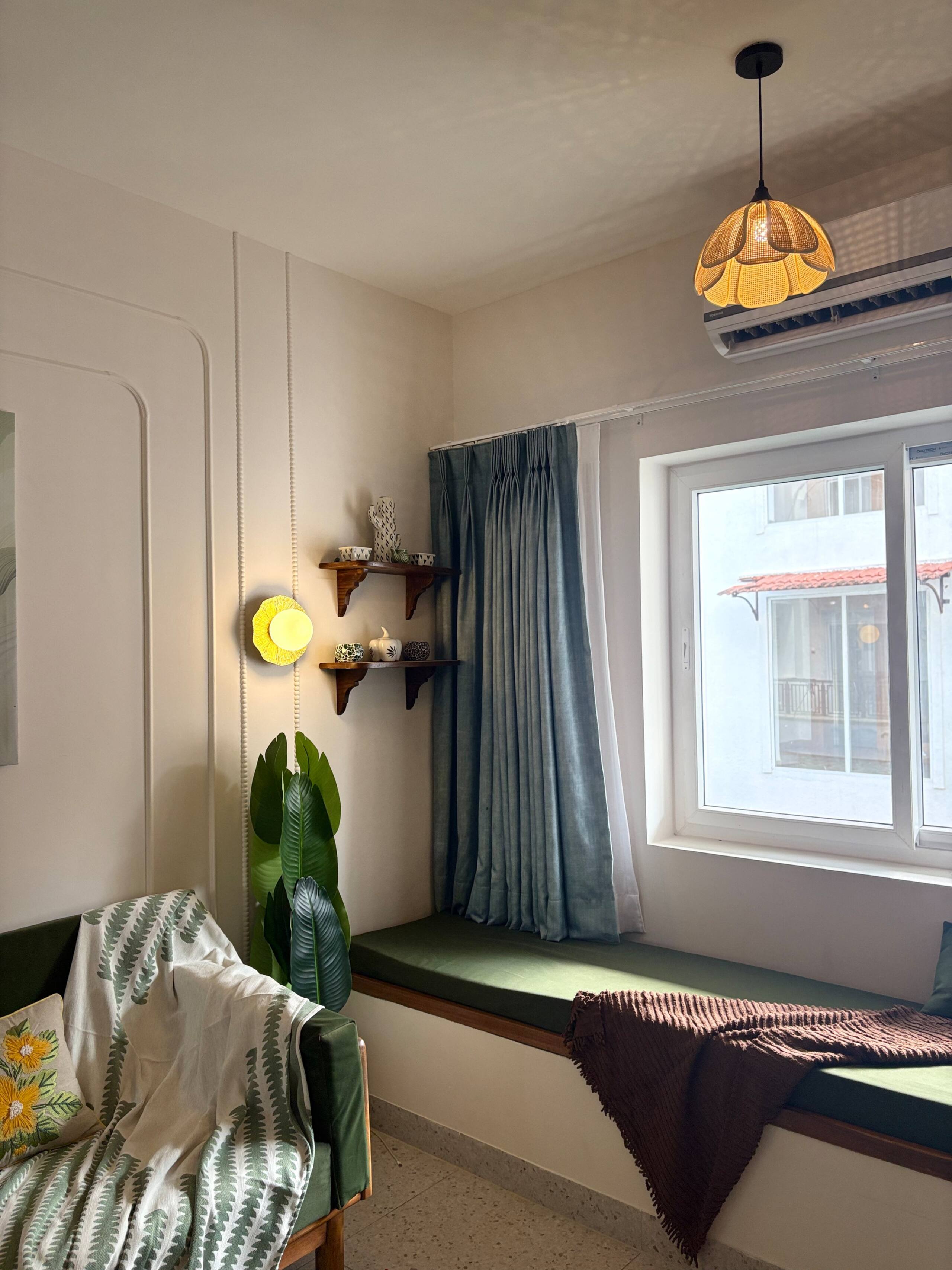 Scenic 1 bhk with bathtub in Siolim |Mimoso stays 16