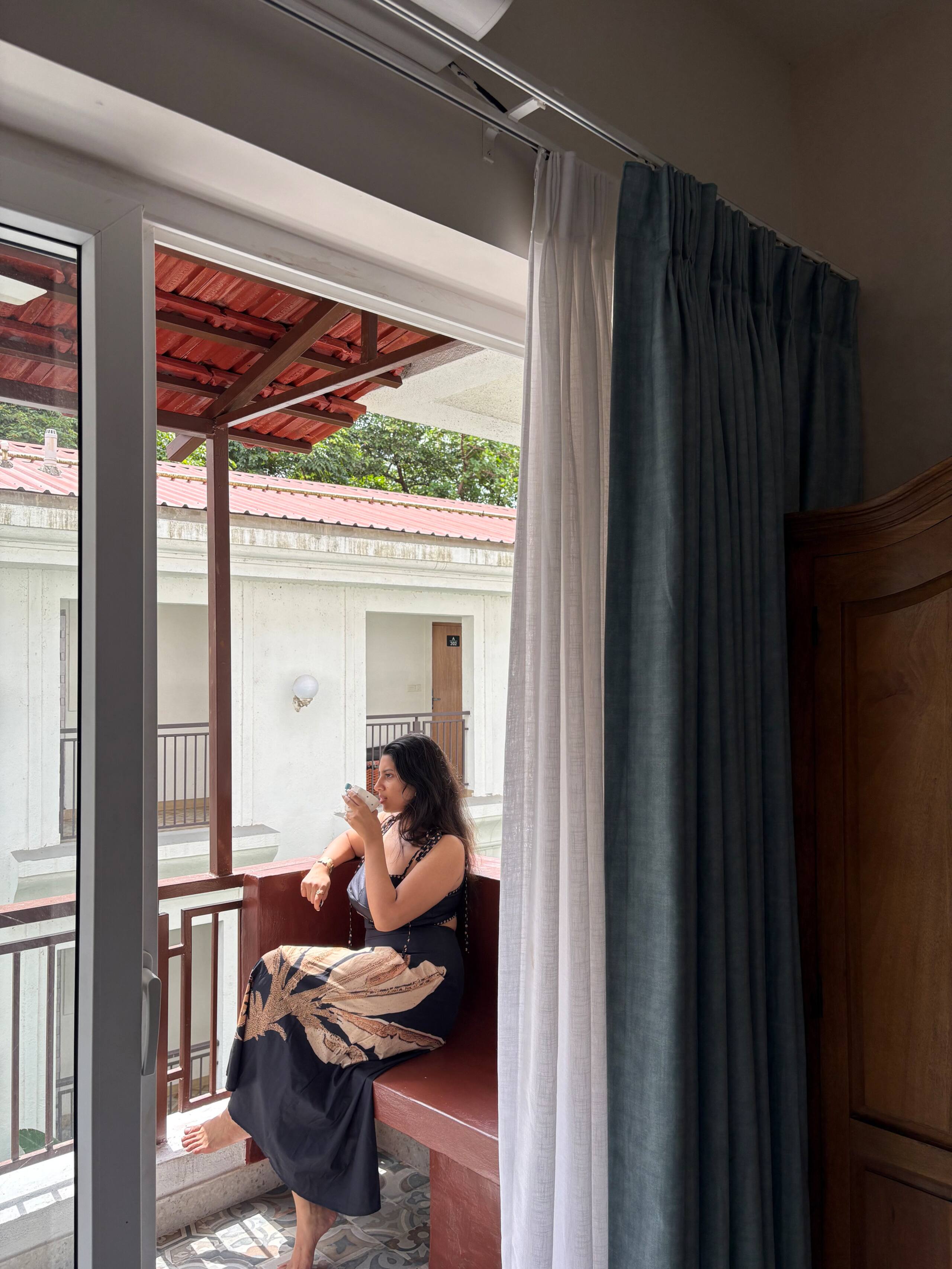 Scenic 1 bhk with bathtub in Siolim |Mimoso stays 39