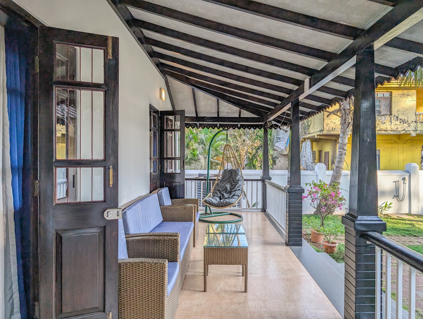 Morjim Beach garden villa 8