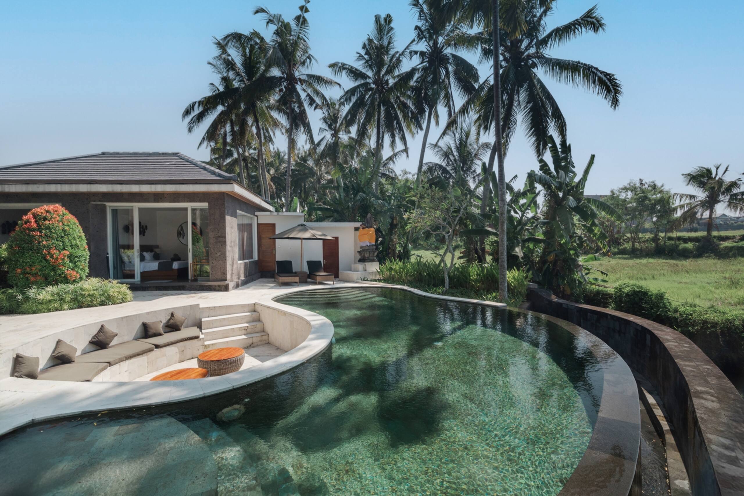 Ubud 3BR Villa Private Pool & Rice Field Views 6