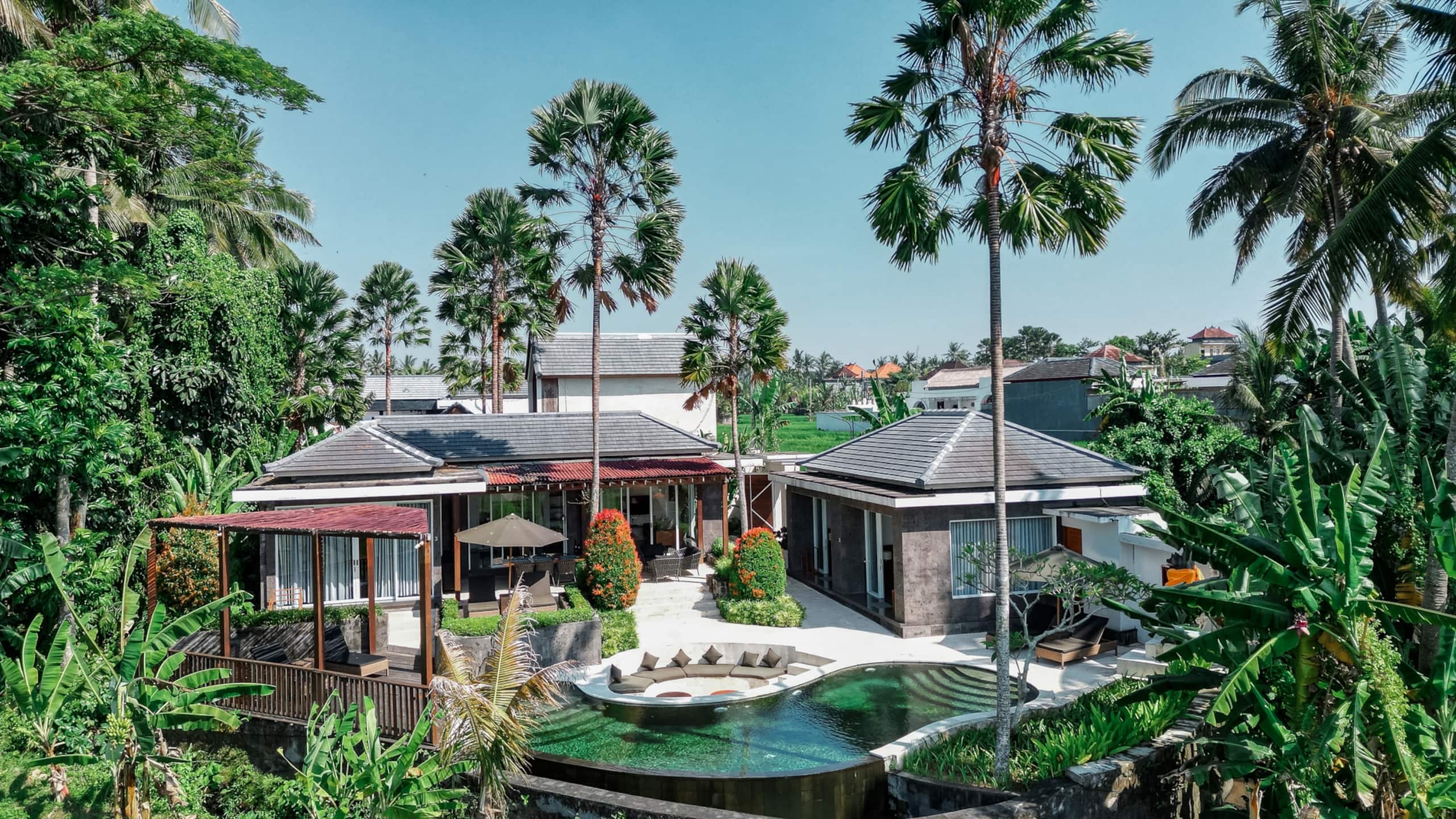 Ubud 3BR Villa Private Pool & Rice Field Views