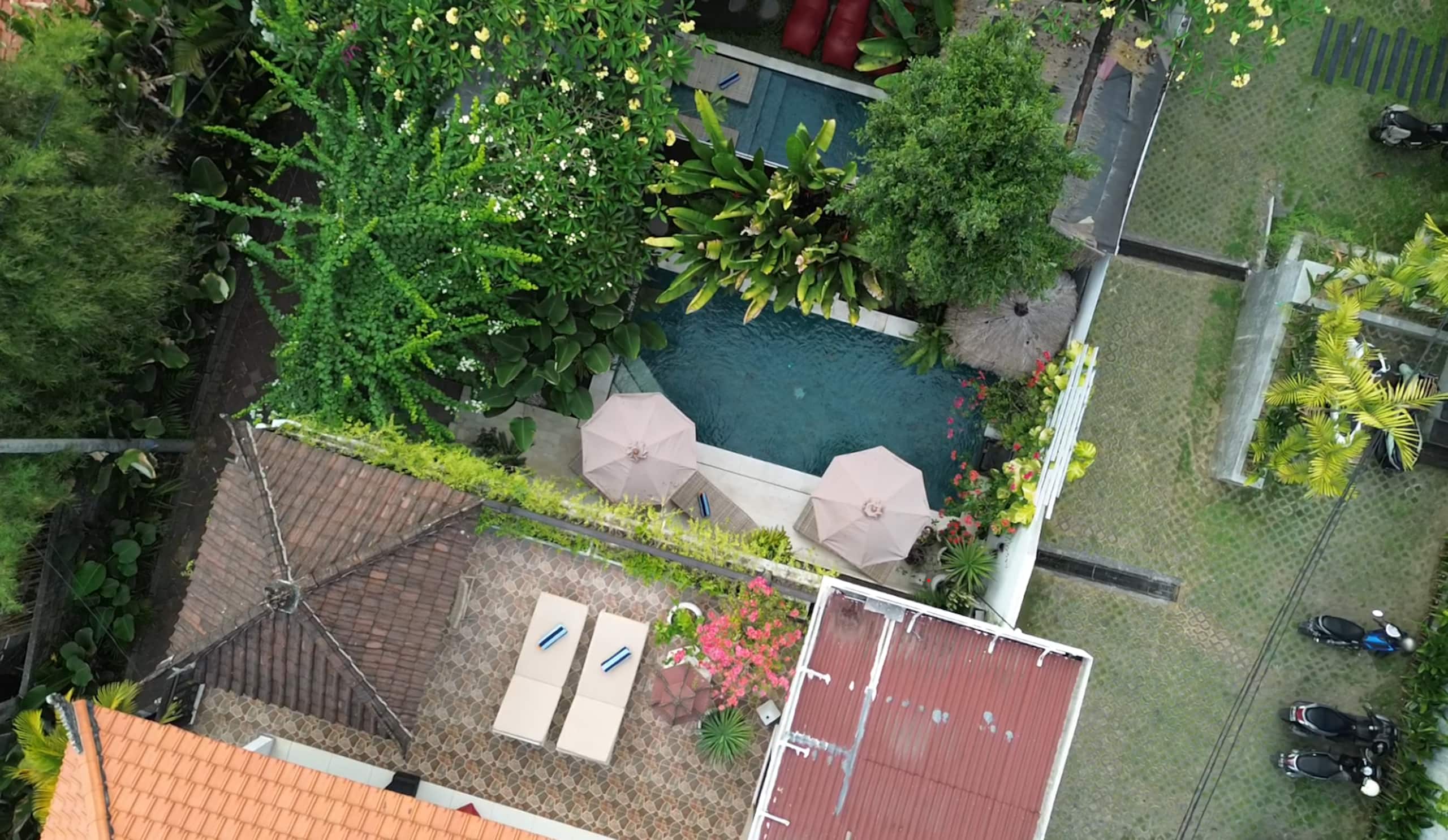 2 adjacent villas offering 6BR & 2 pools in Canggu