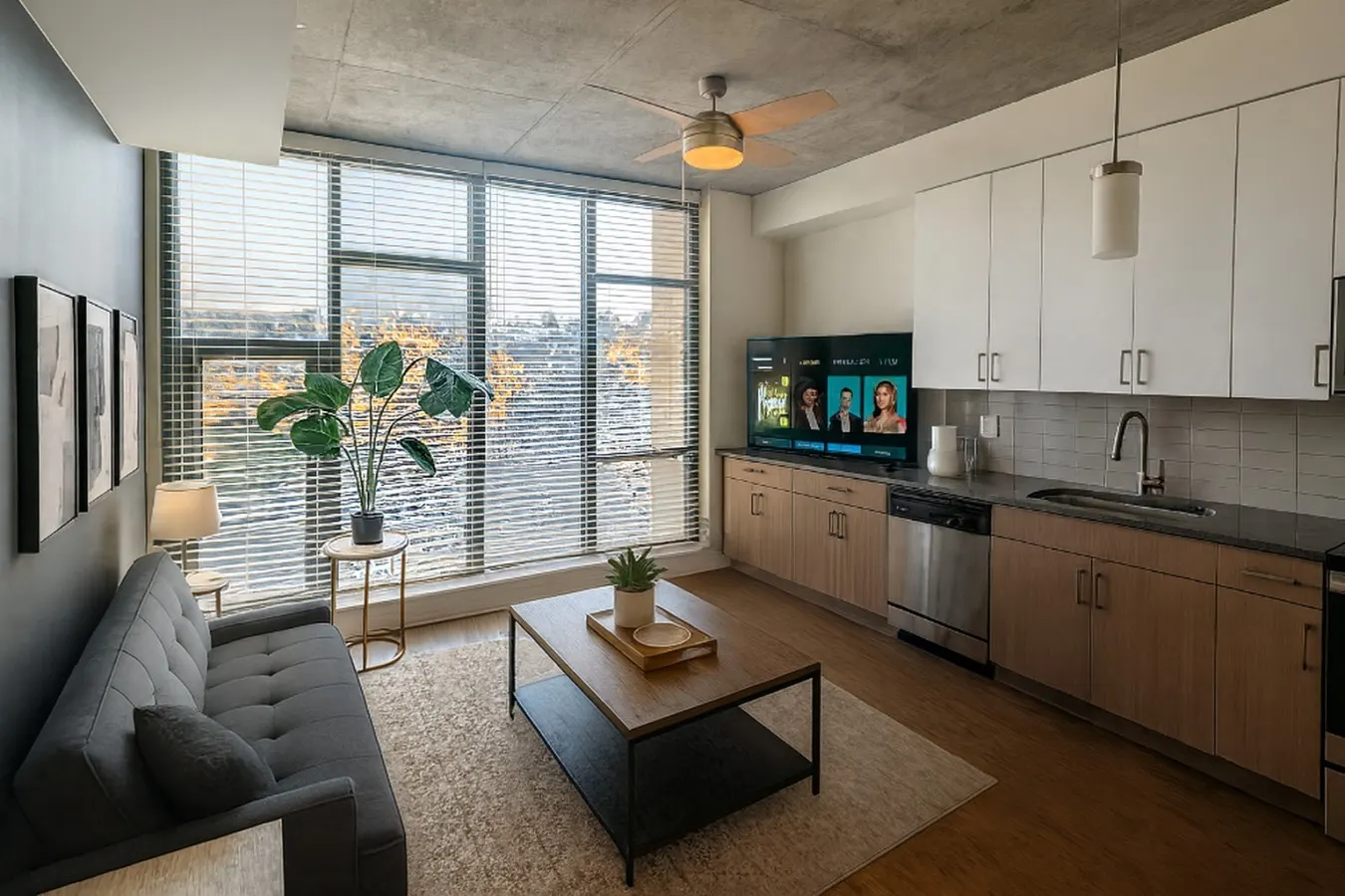 Elegant 2BR High-Rise Stay Downtown Birmingham S 2