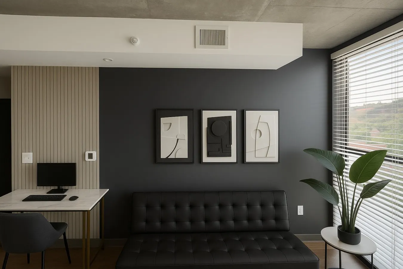 Elegant 2BR High-Rise Stay Downtown Birmingham S 3