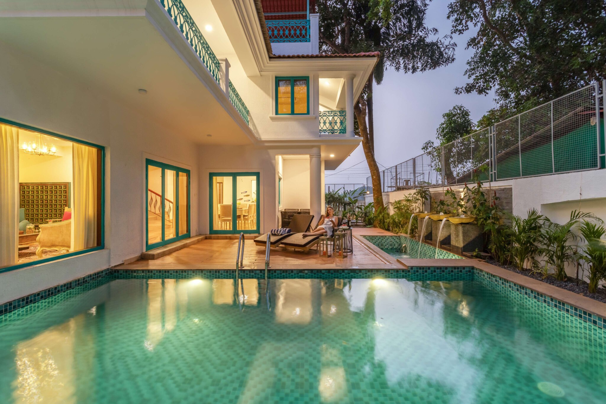 Aura Stays L8/3Bhk/Pvt Pool/5mins to Vagator Beach 12