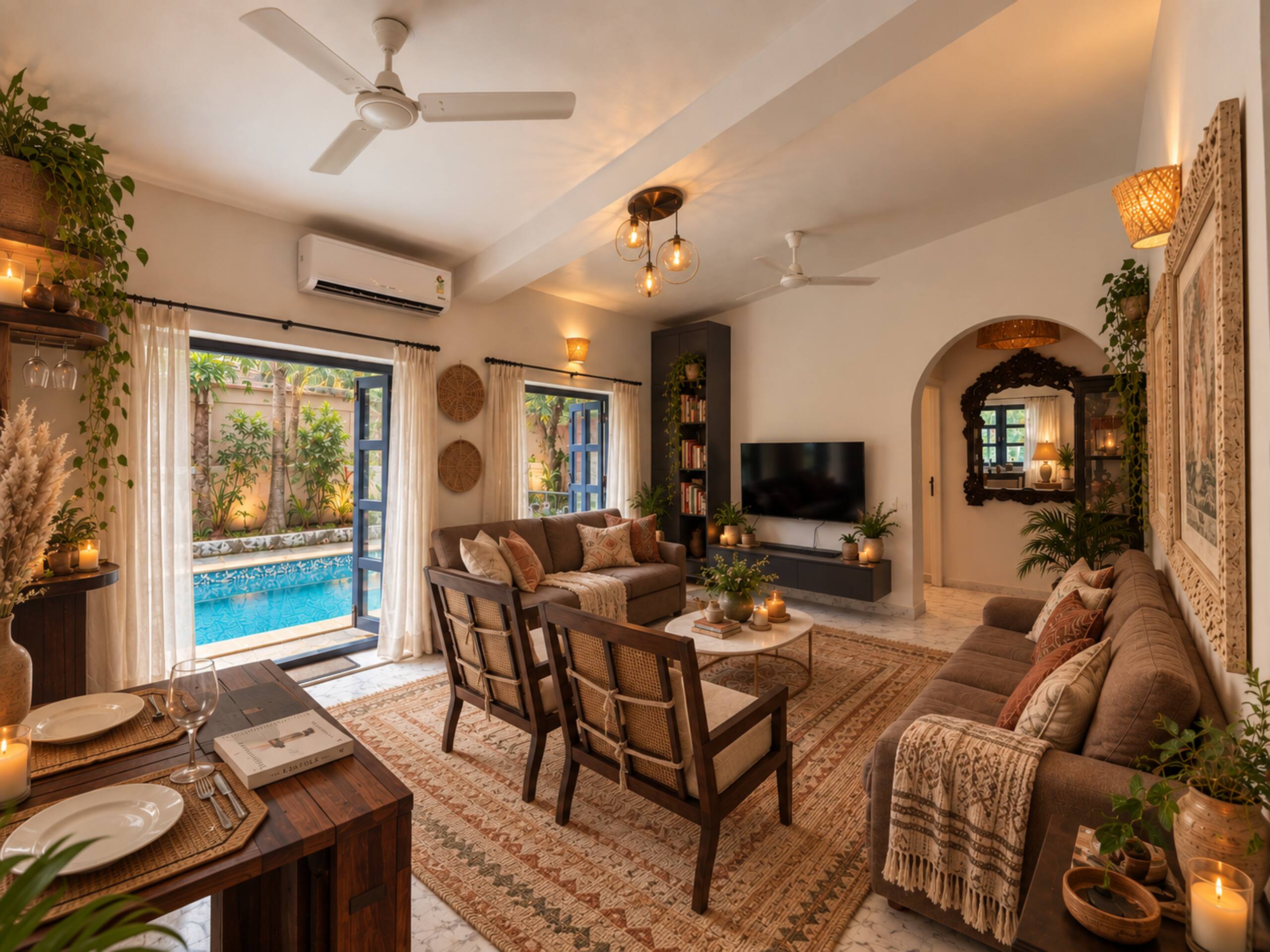 The6thDay -3bhk villa pvt pool & cook-Beach 800mtr 12