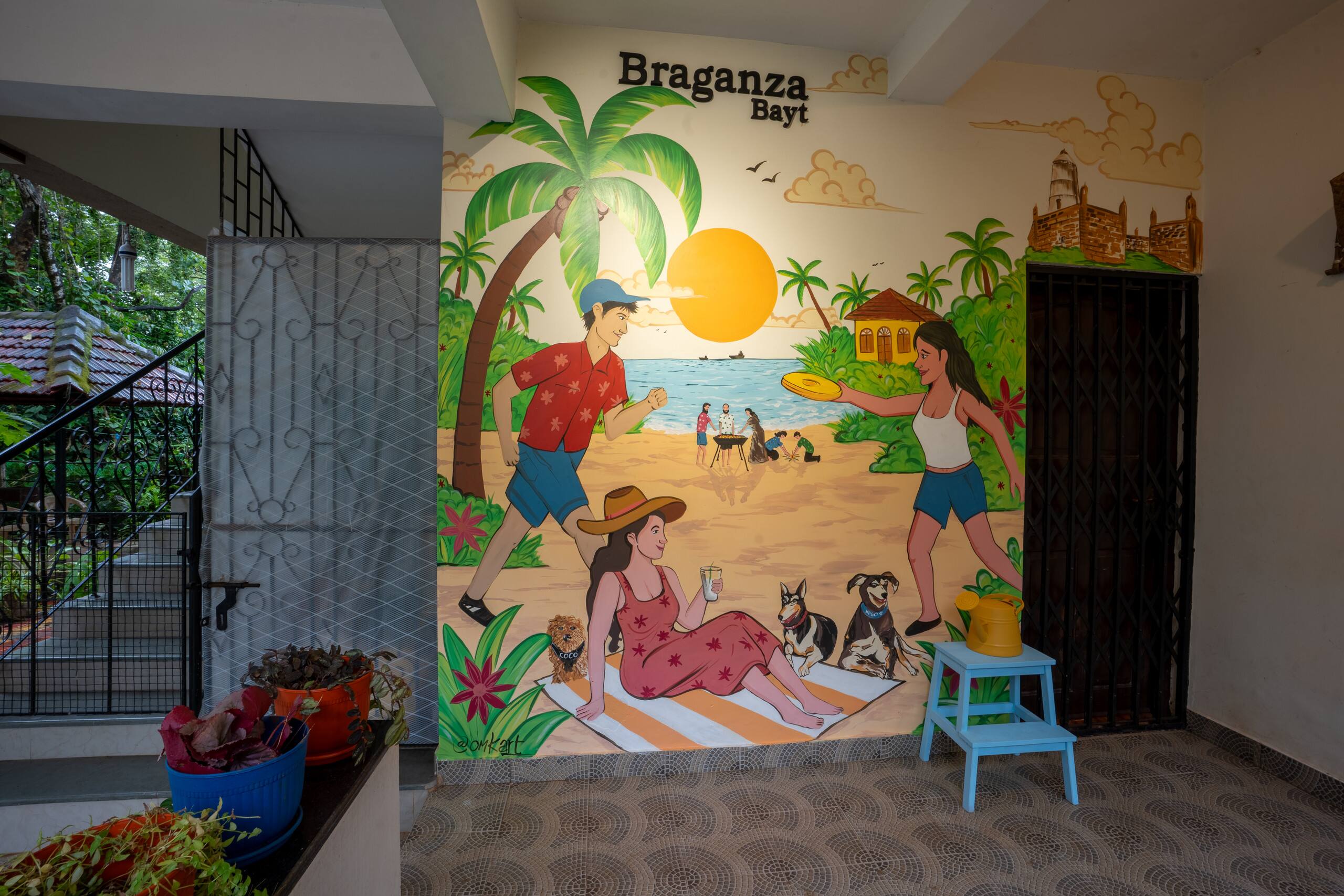 The Stylish Boho 1BK Near Candolim Beach 35