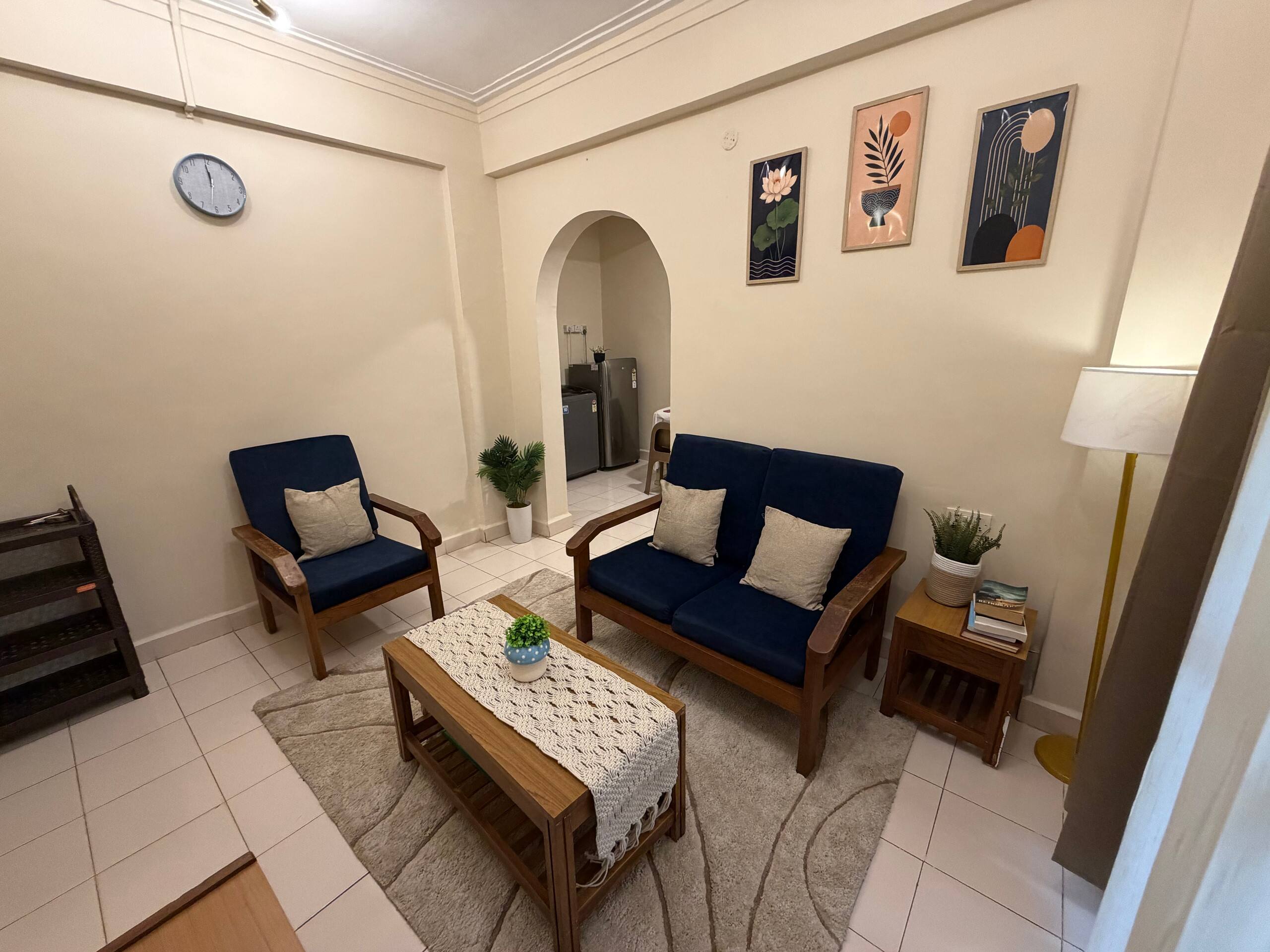 Sands & Sapphire| Cozy 1BHK, Pool view Apt. 11