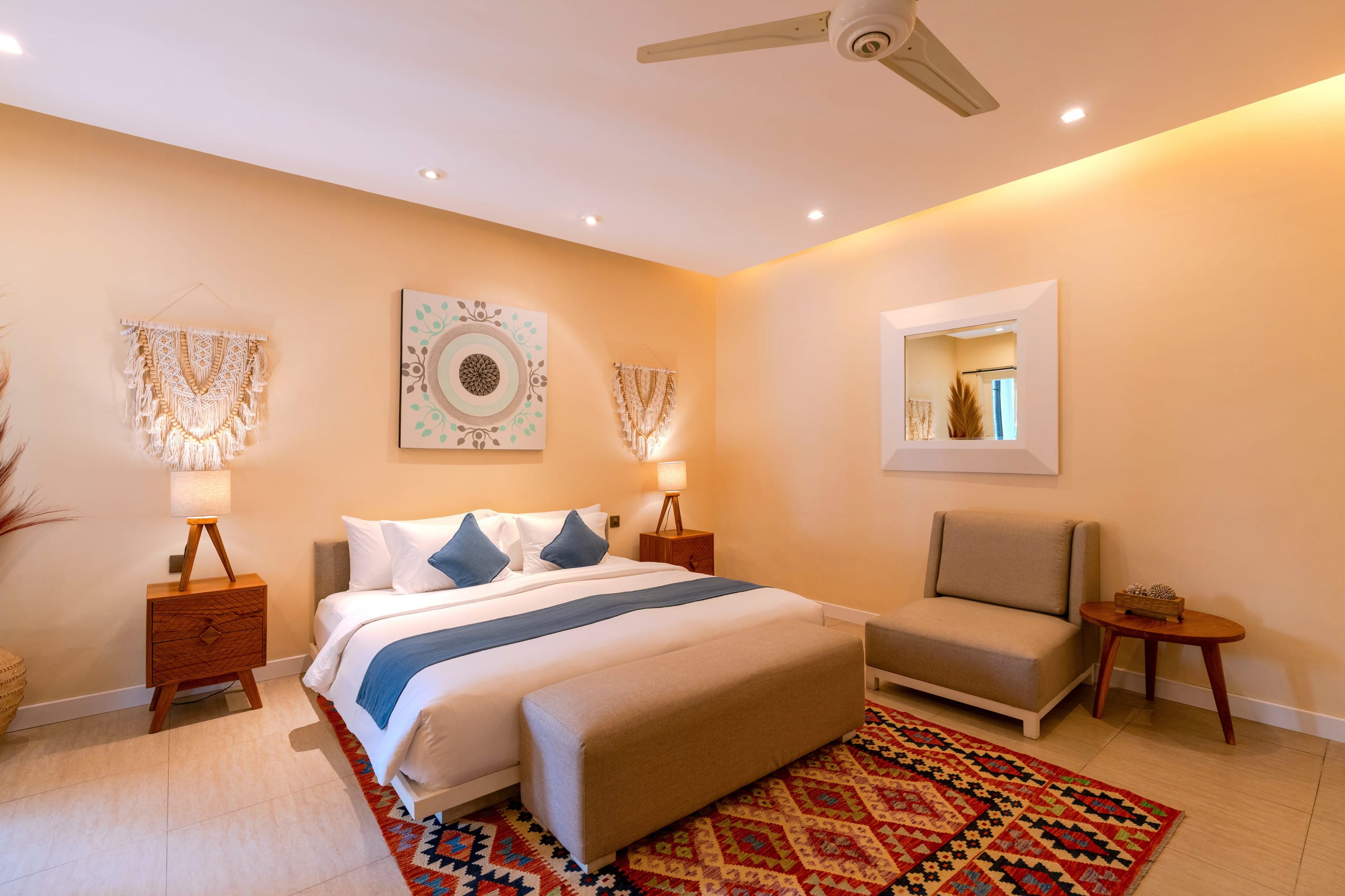 Bohemian 2BR Villa w/ Pool Near Seminyak Beach — photo 2