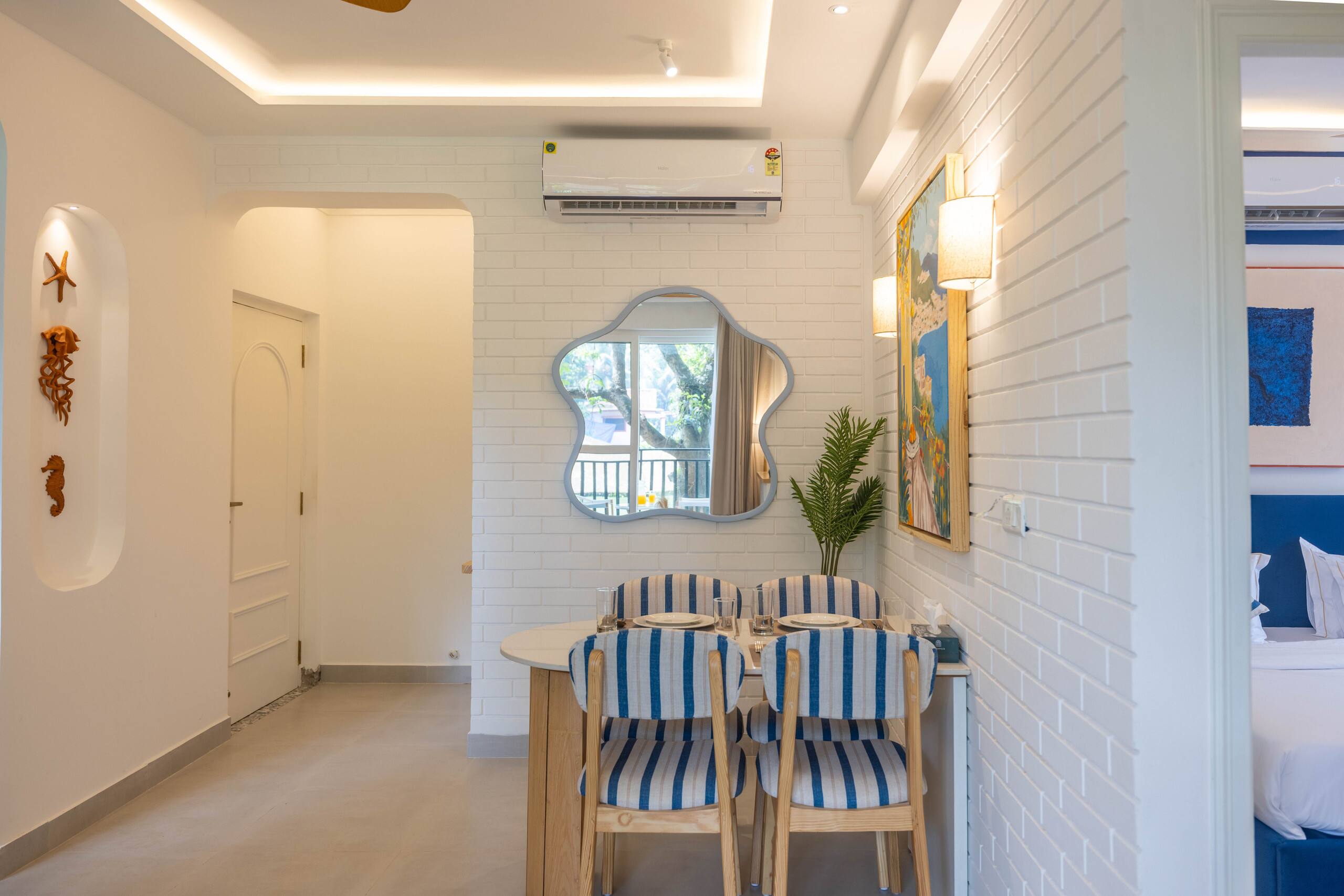 Cozy 2BR Candolim Escape | Pool, Gym & Hill Views 14