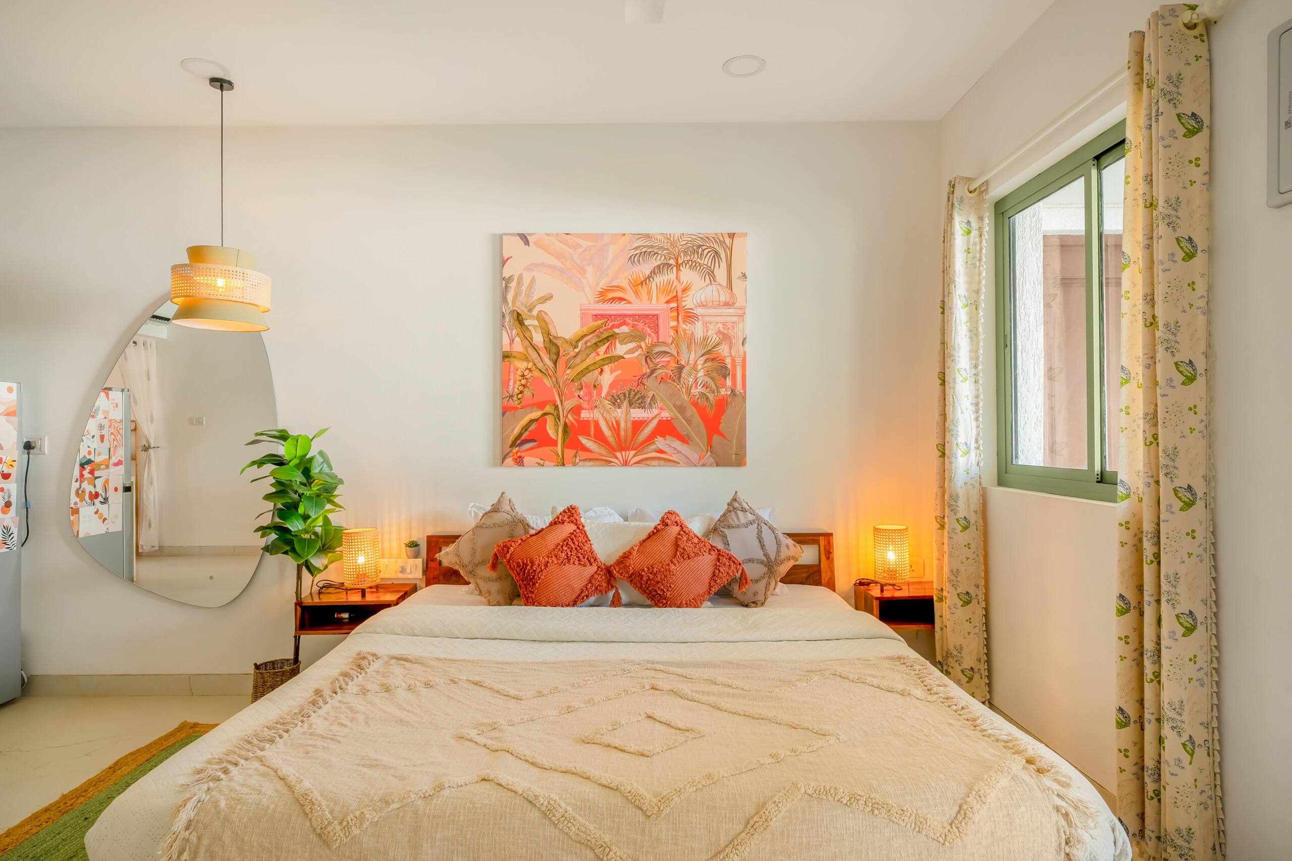 Artsy 1BR in Siolim|Pool, Balcony, Parking, Garden 12
