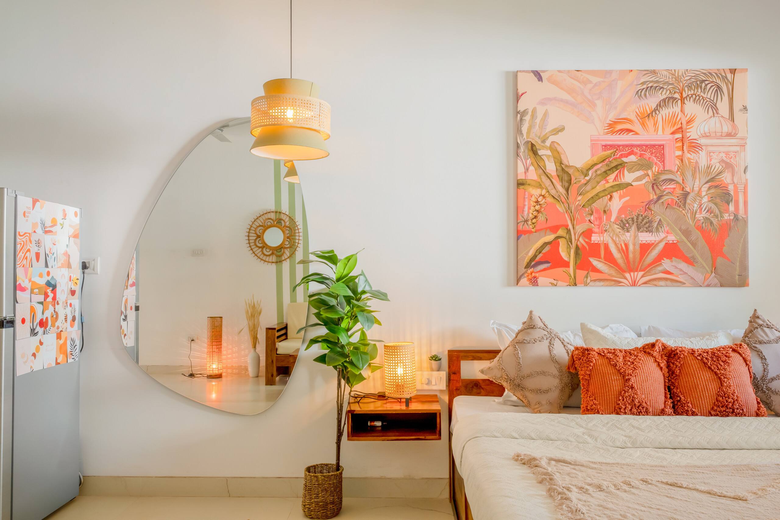 Artsy 1BR in Siolim|Pool, Balcony, Parking, Garden 7