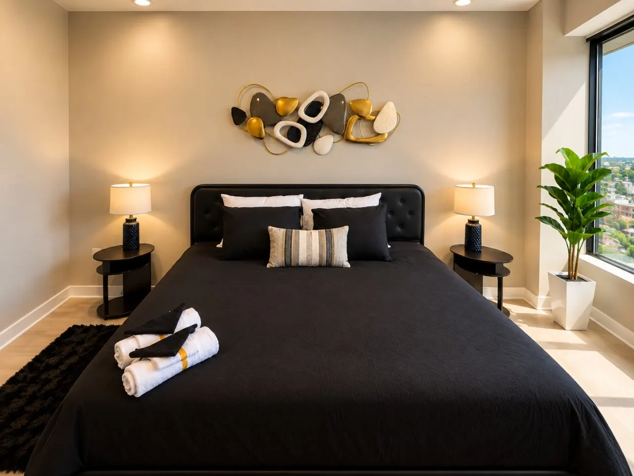 Skyline Escape 3BR + King Bed 8