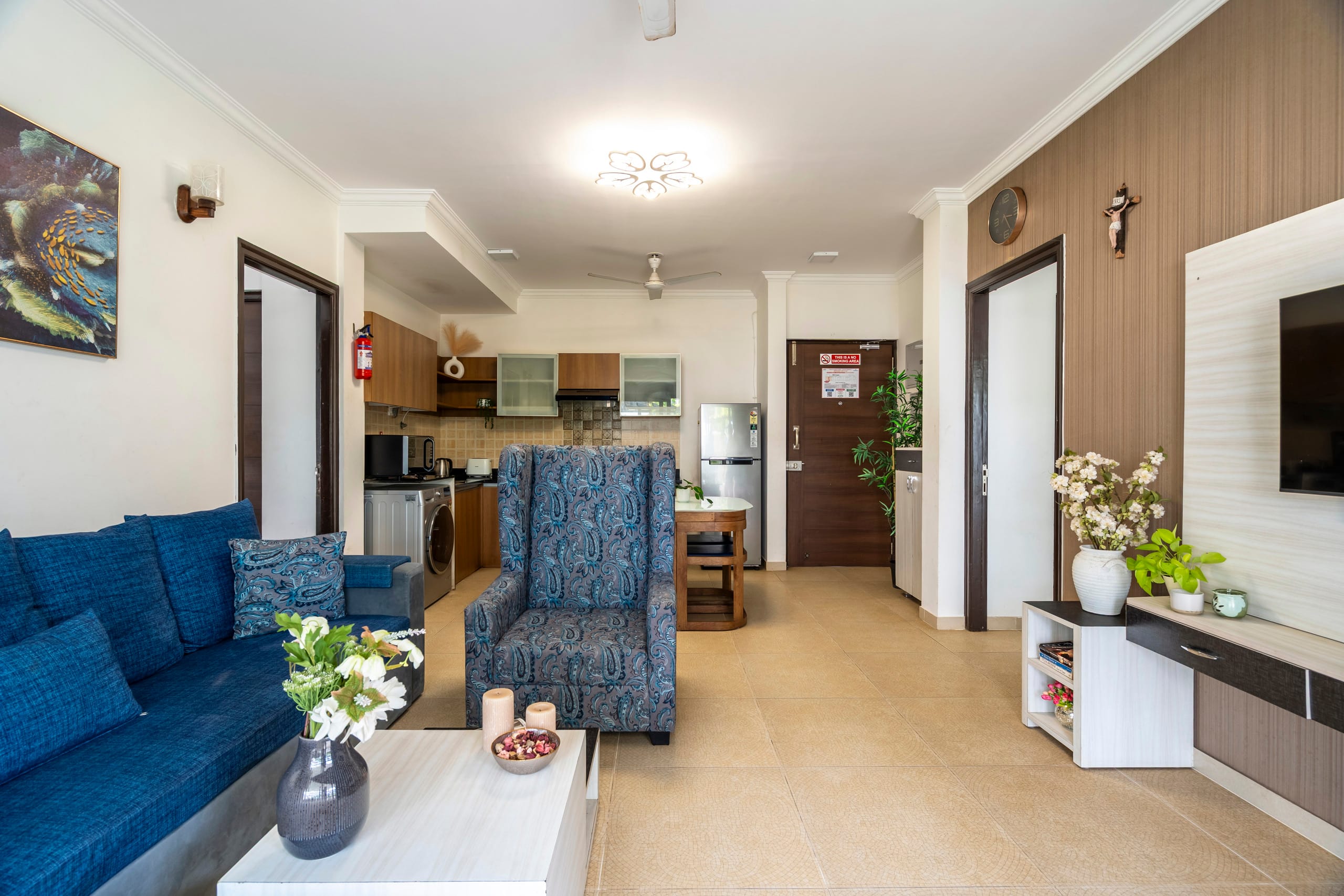 Staymaster SurfShore | 2BR w/ Pools & Gym in Baga 9