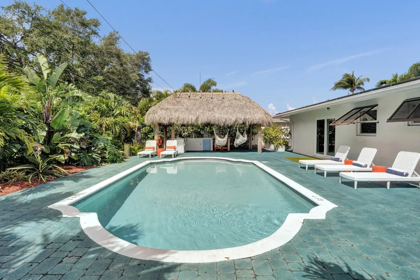 Tropical Pool Oasis 2BR 2BA Steps to Beach 11