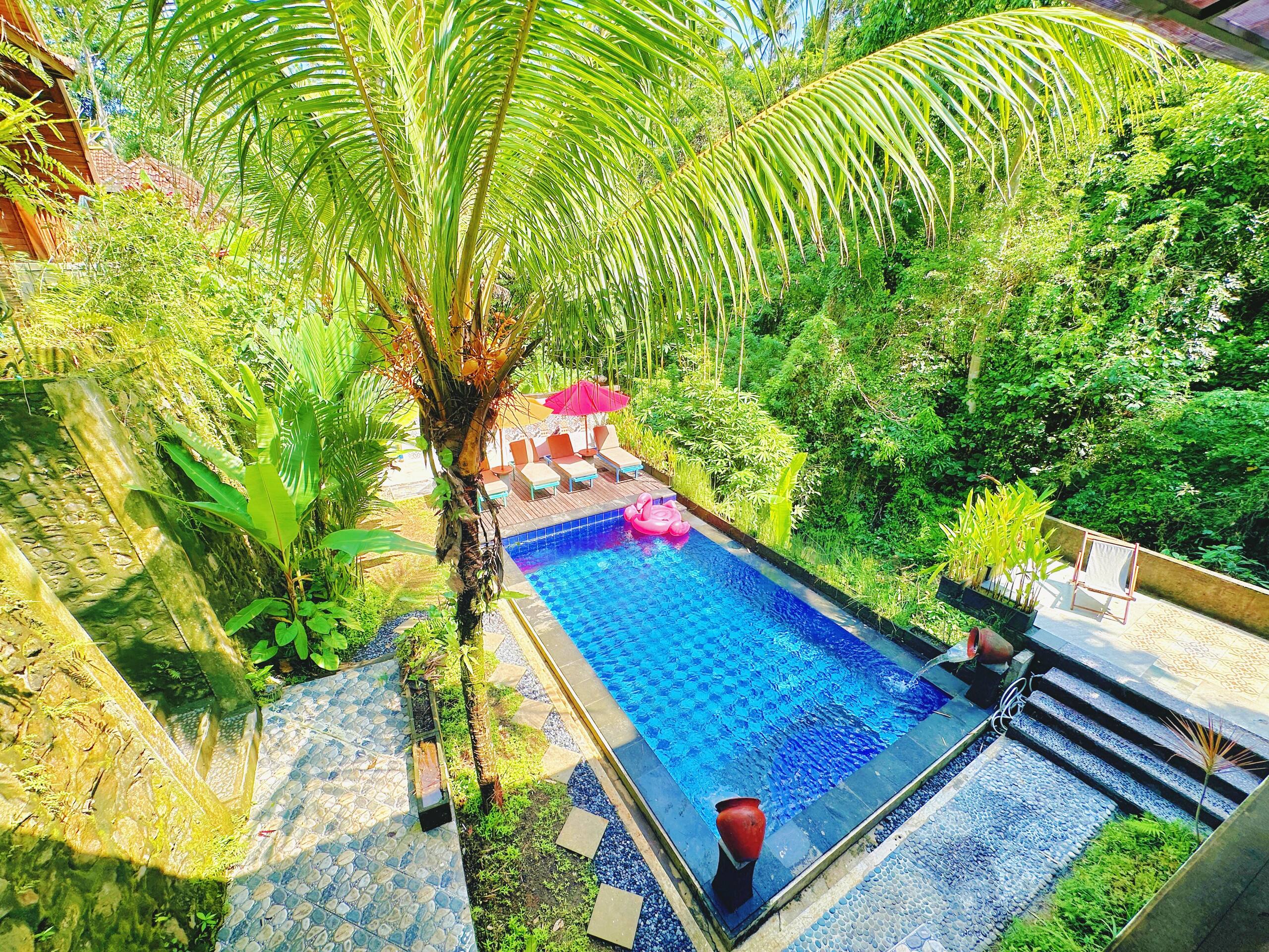Ubud Jungle Escape Cute Private Joglo Shared Pool 18
