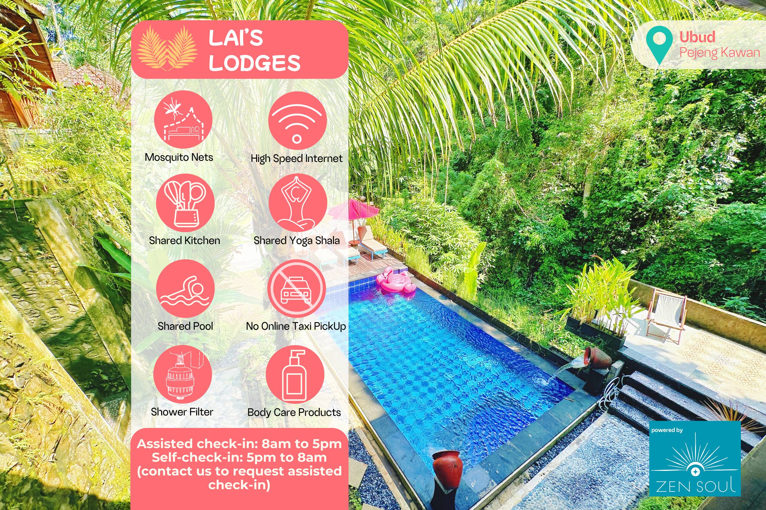 Ubud Jungle Escape Cute Private Joglo Shared Pool