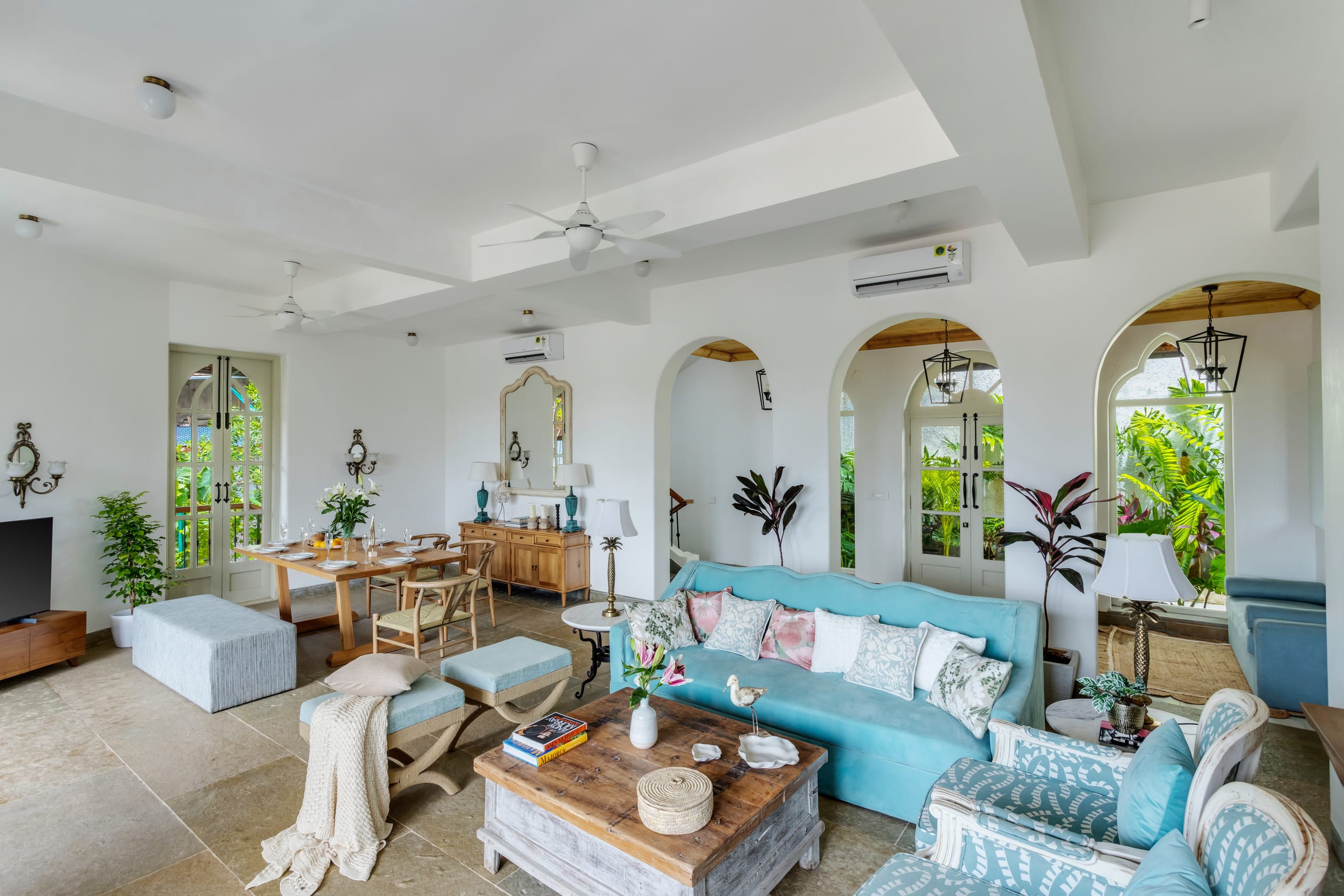 Ikigai 1908 4bhk Villa in Vagator 1.5km Beach!