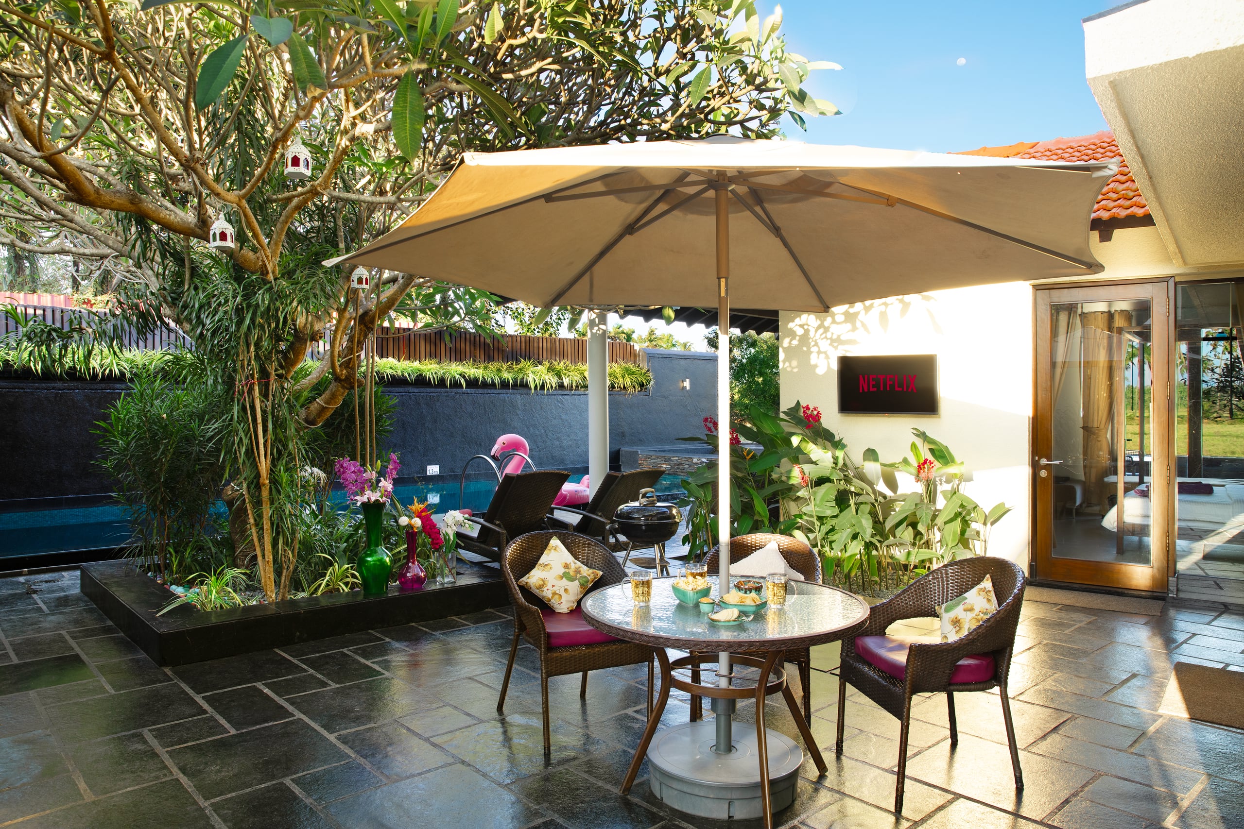 TROPICAL BREEZE 3BHK Bali Private Pool & Jacuzzi 4