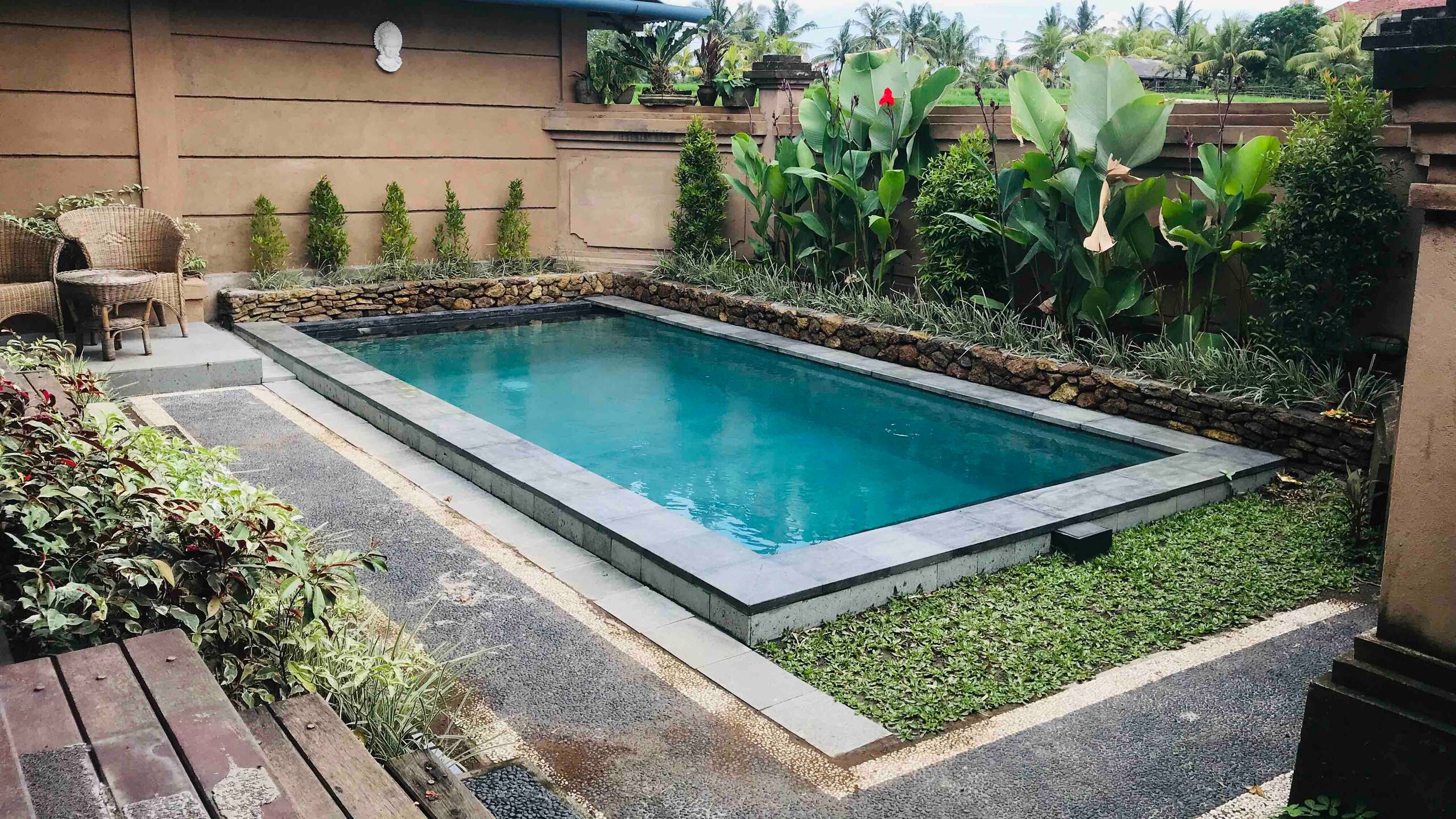 wooden house with private Pool and kitchen_2BDR 30