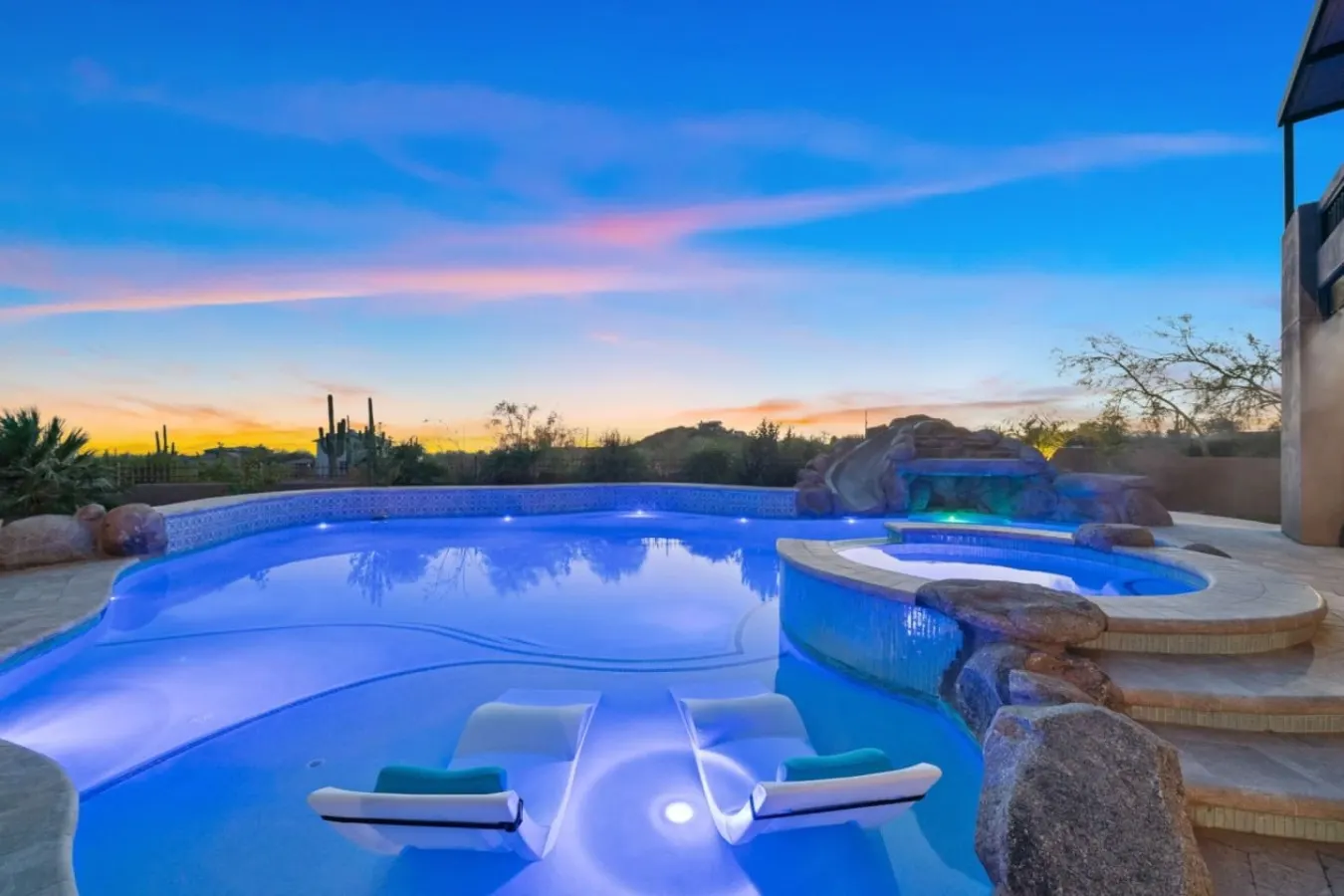 Private Resort Pool Spa Waterslide Theater Games 9