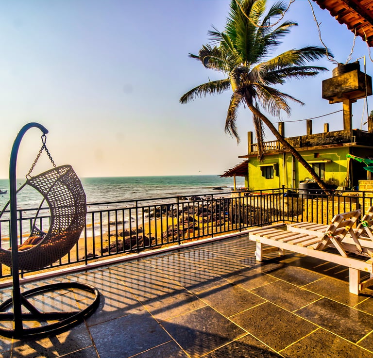 Charming 2BHK apartment with Balcony and Pool view 9